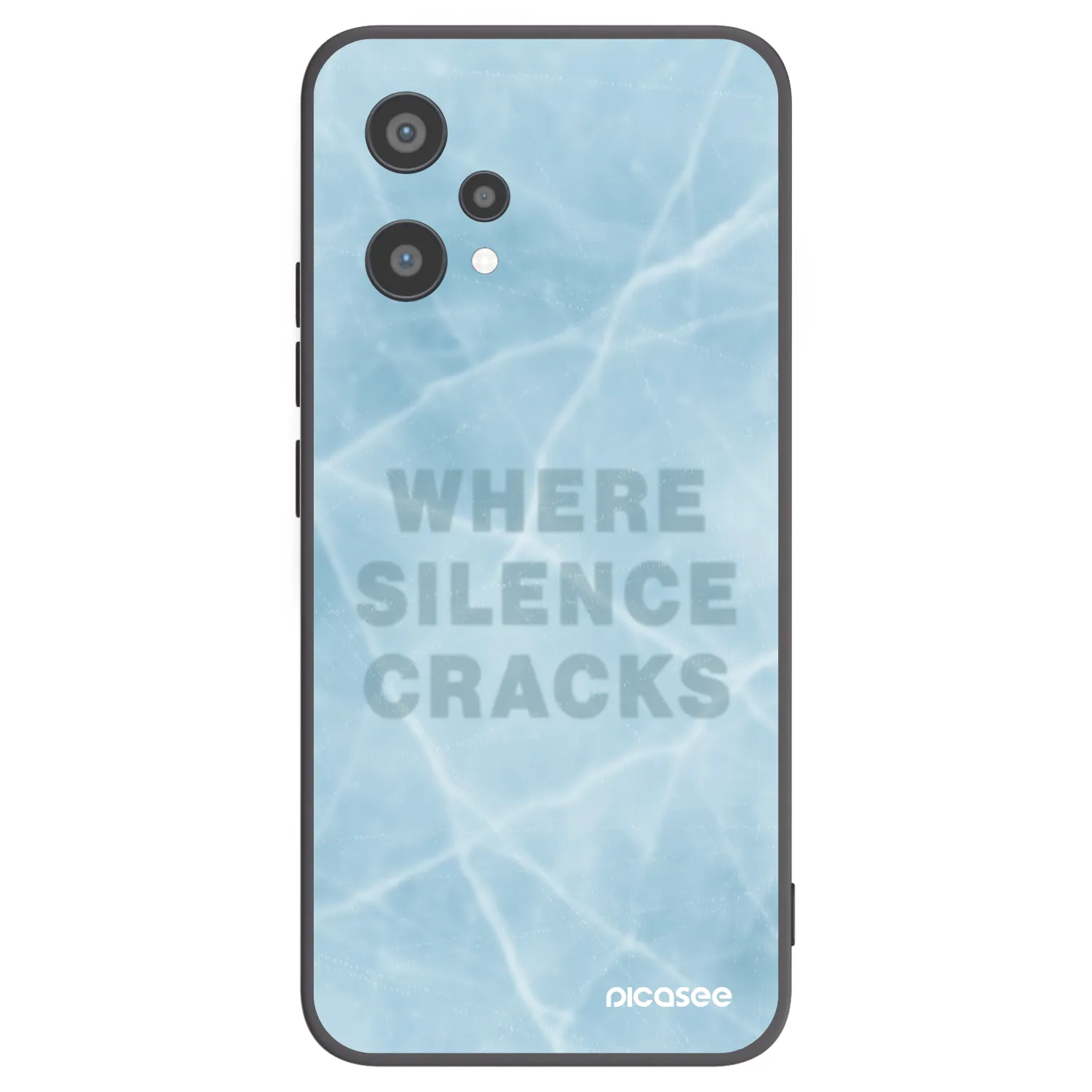 Picasee crna silikonska maskica za Realme 9 Pro 5G - SILENCE