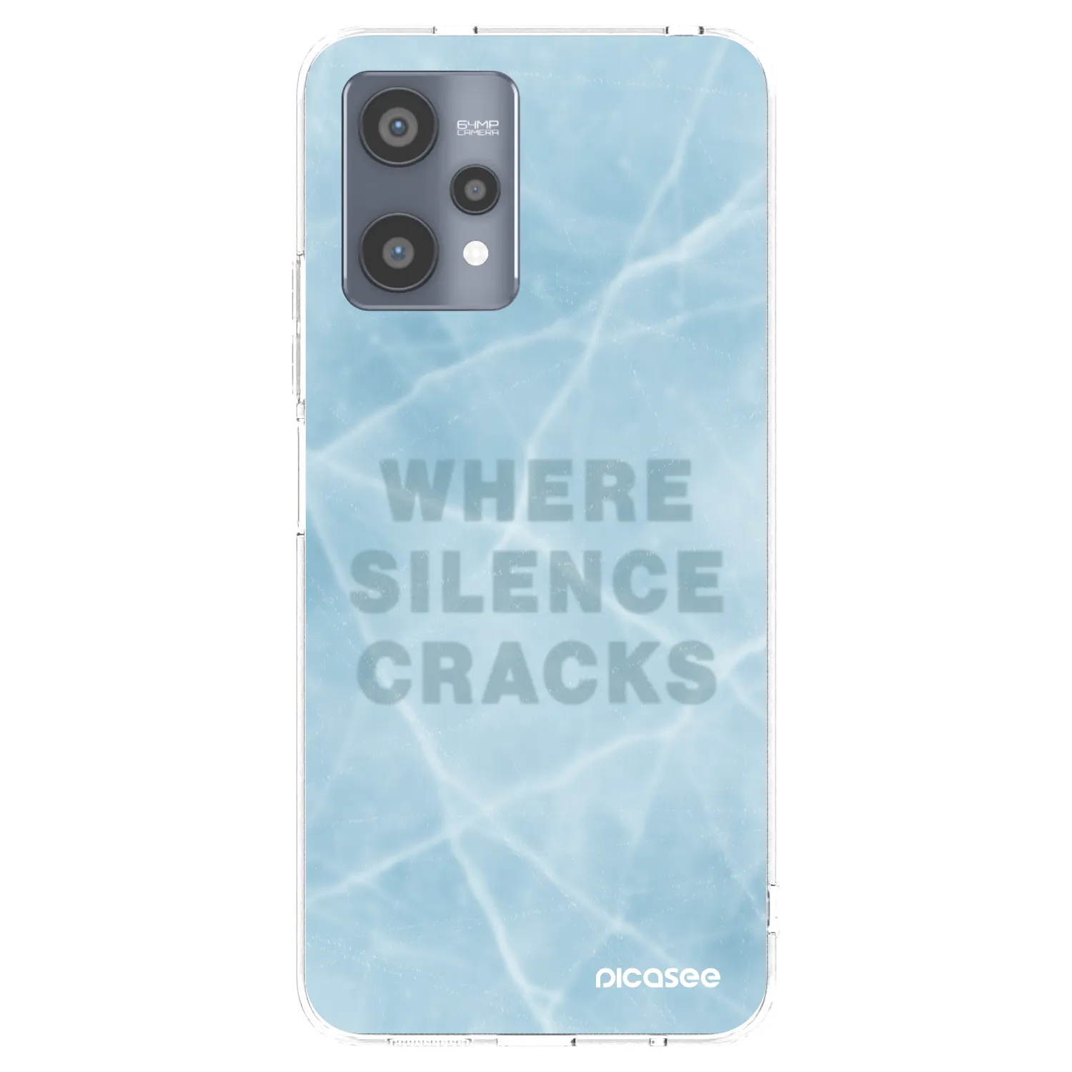 Picasee silikonska prozirna maskica za Realme 9 Pro 5G - SILENCE