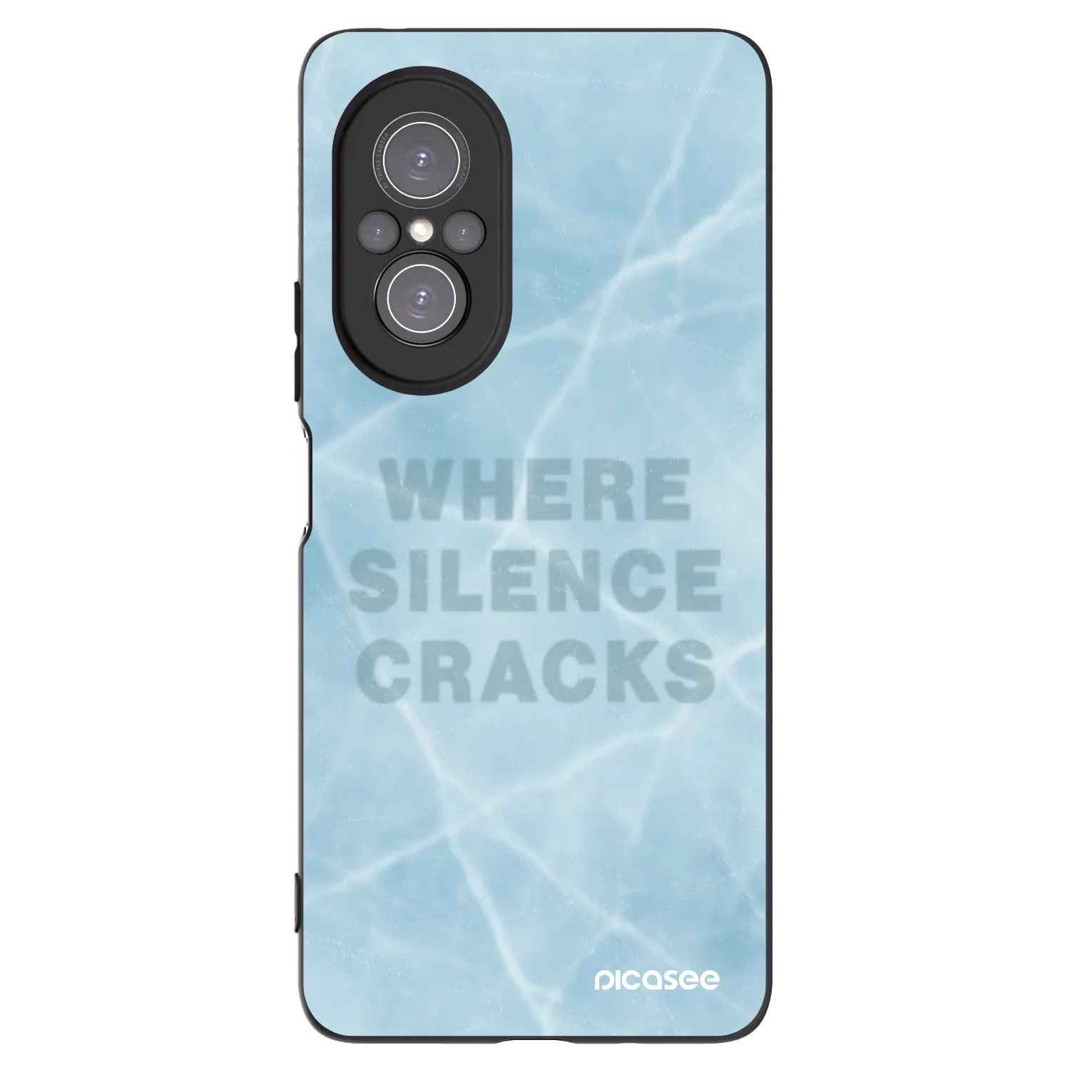 Picasee crna silikonska maskica za Huawei Nova 9 SE - SILENCE