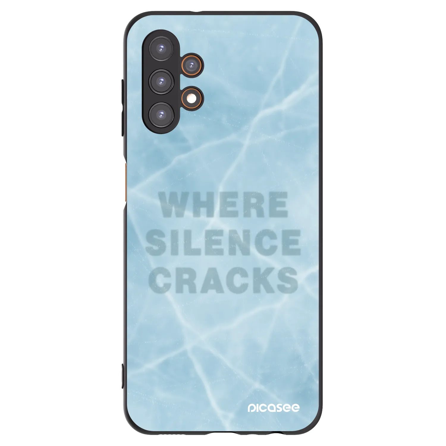 Picasee crna silikonska maskica za Samsung Galaxy A13 4G A135 - SILENCE