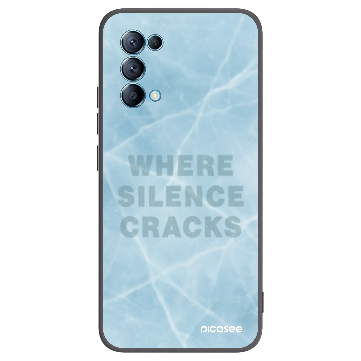 Picasee crna silikonska maskica za OPPO Reno 5 5G - SILENCE