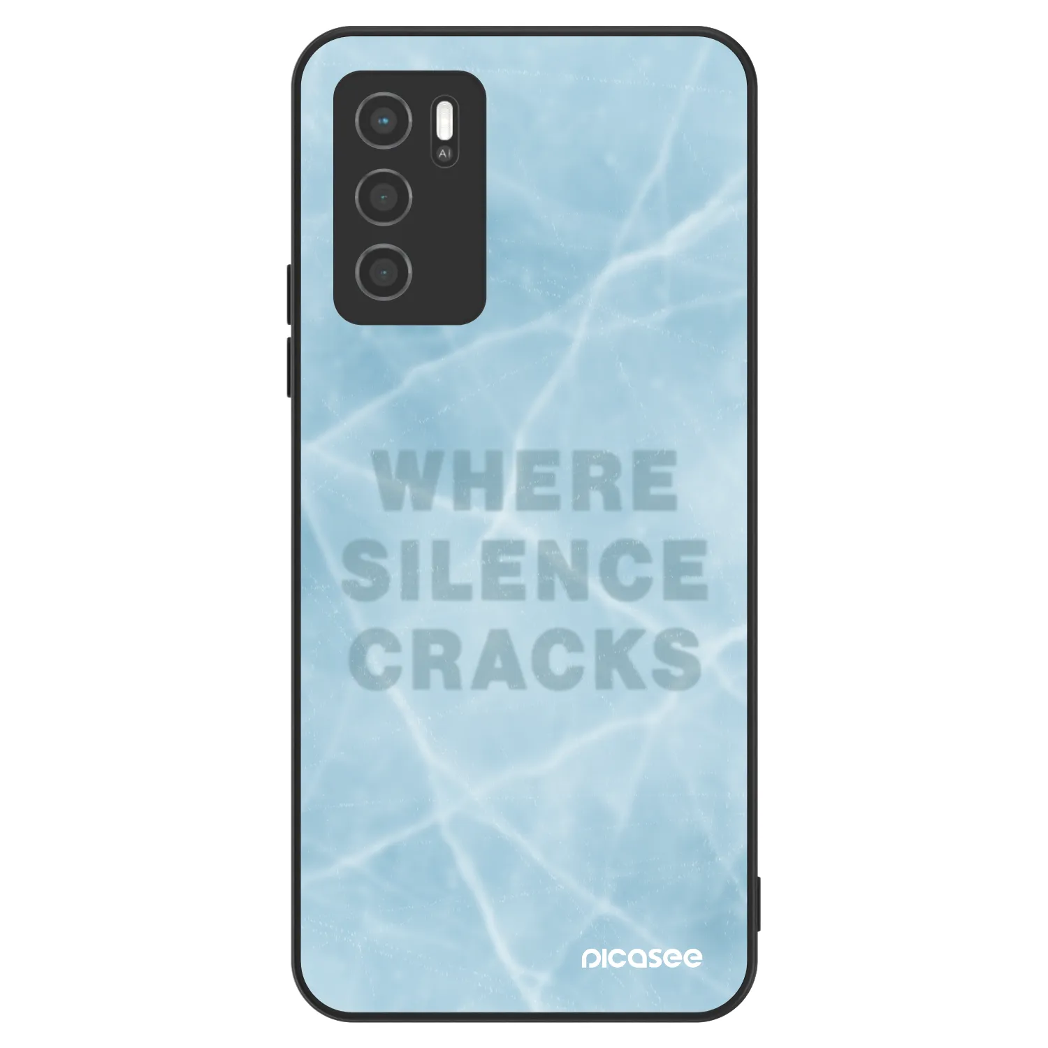 Picasee ULTIMATE CASE za OPPO A16 - SILENCE