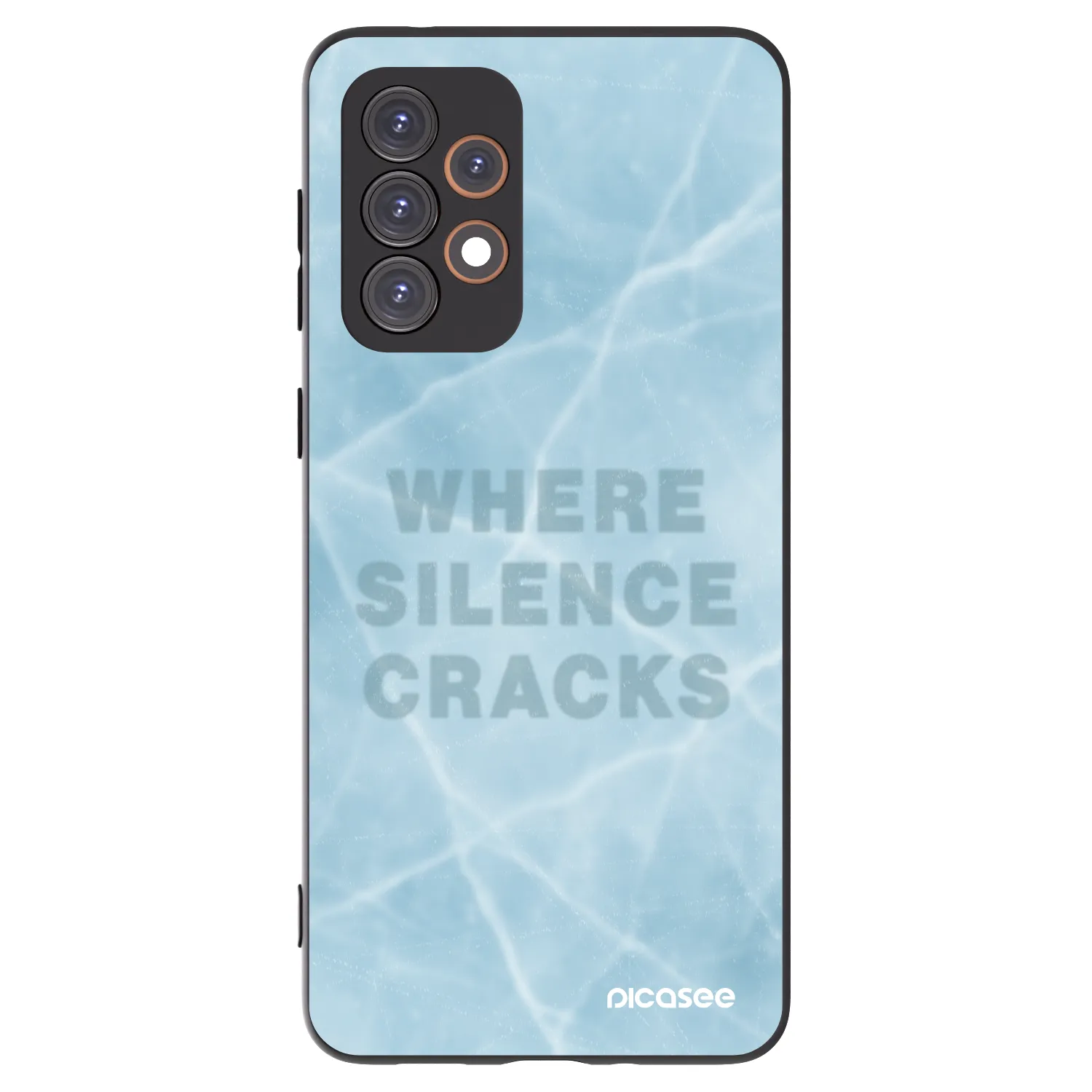 Picasee crna silikonska maskica za Samsung Galaxy A33 5G A336 - SILENCE
