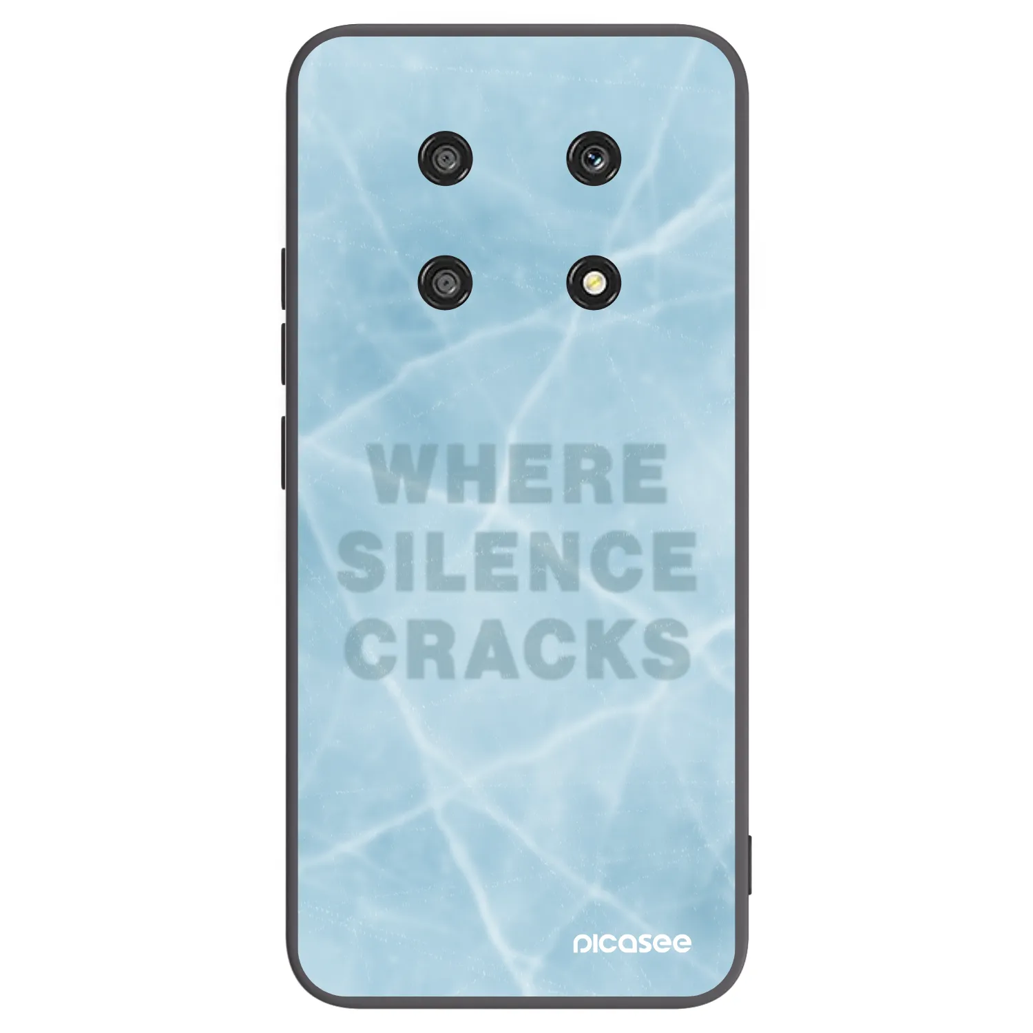 Picasee crna silikonska maskica za Honor Magic4 Lite 5G - SILENCE