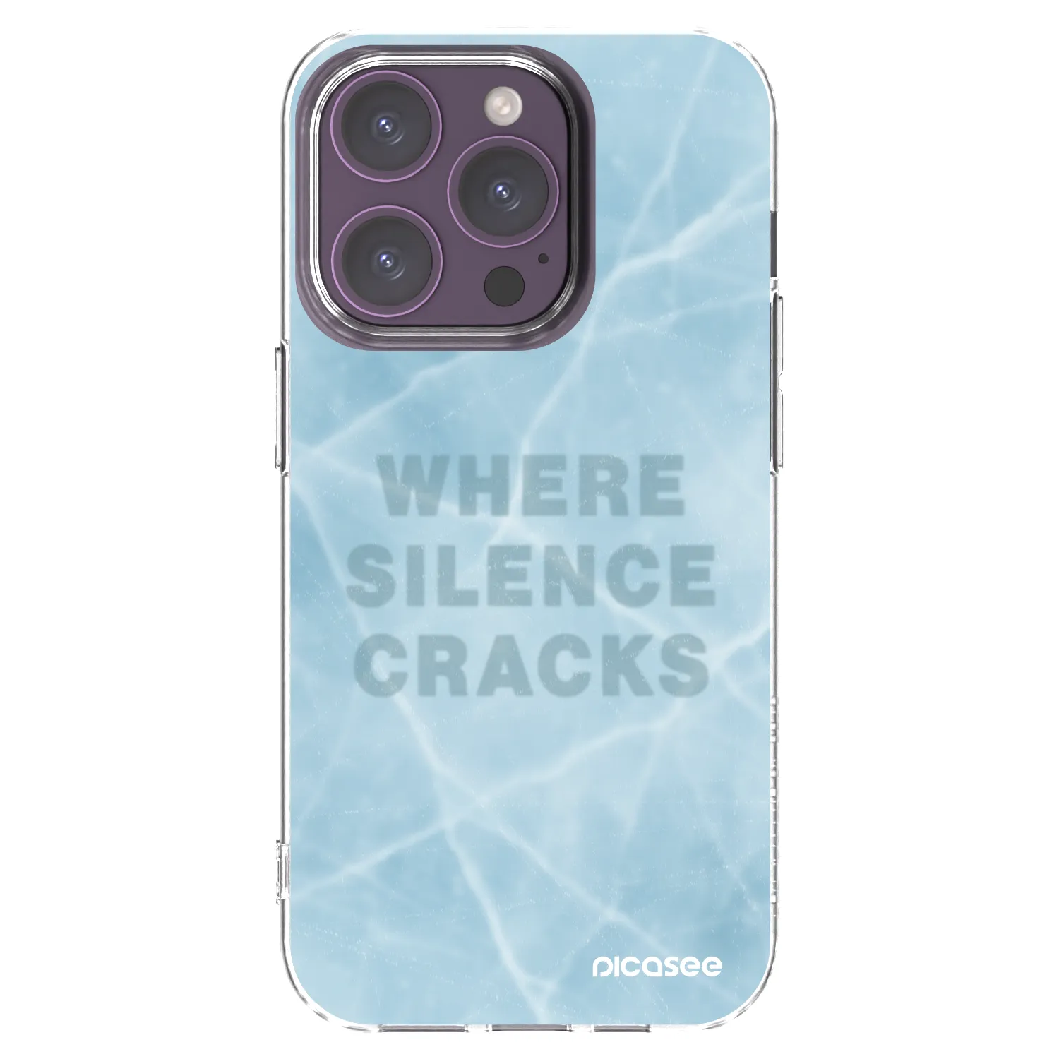 Picasee silikonska prozirna maskica za Apple iPhone 14 Pro - SILENCE