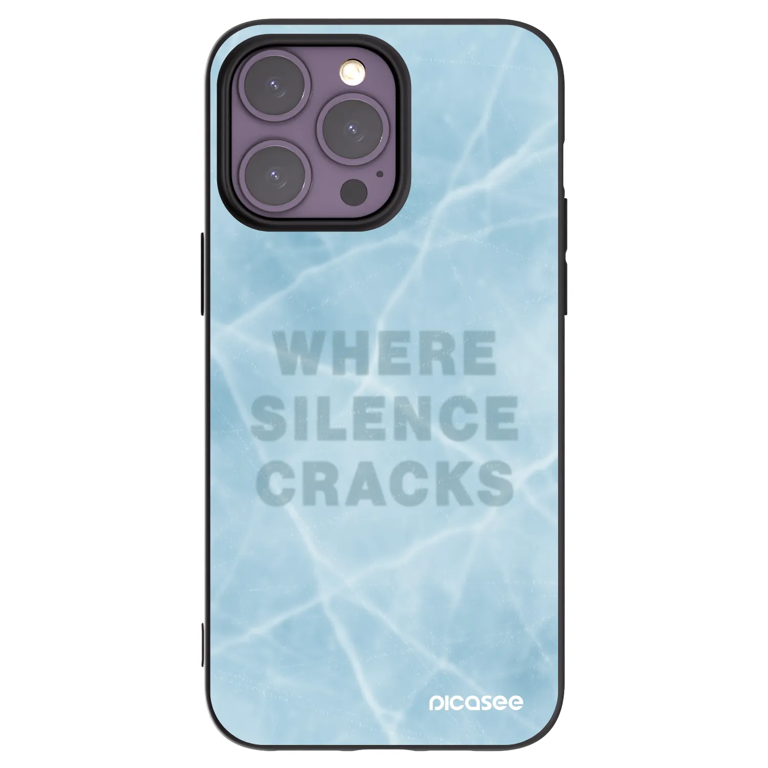 Picasee crna silikonska maskica za Apple iPhone 14 Pro Max - SILENCE