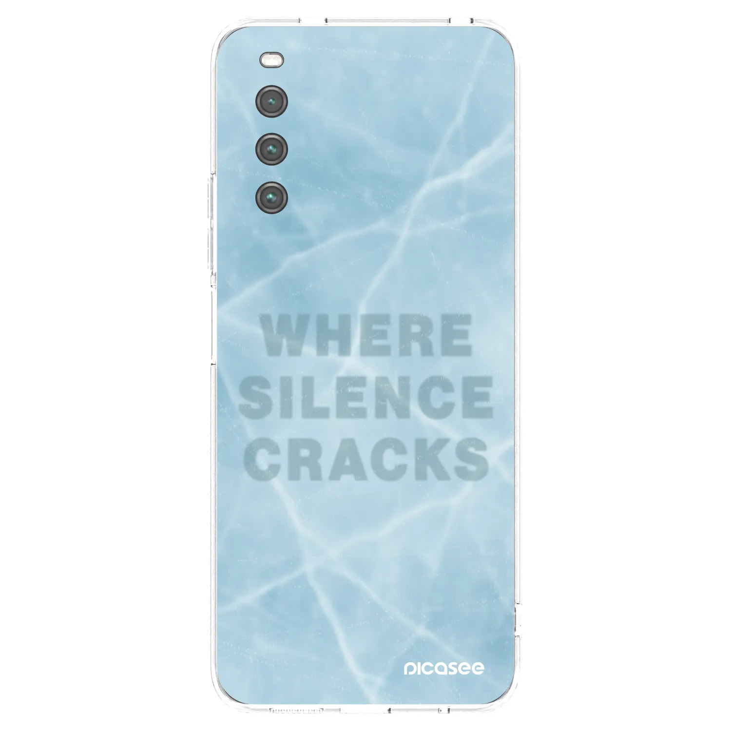 Picasee silikonska prozirna maskica za Sony Xperia 10 IV 5G - SILENCE