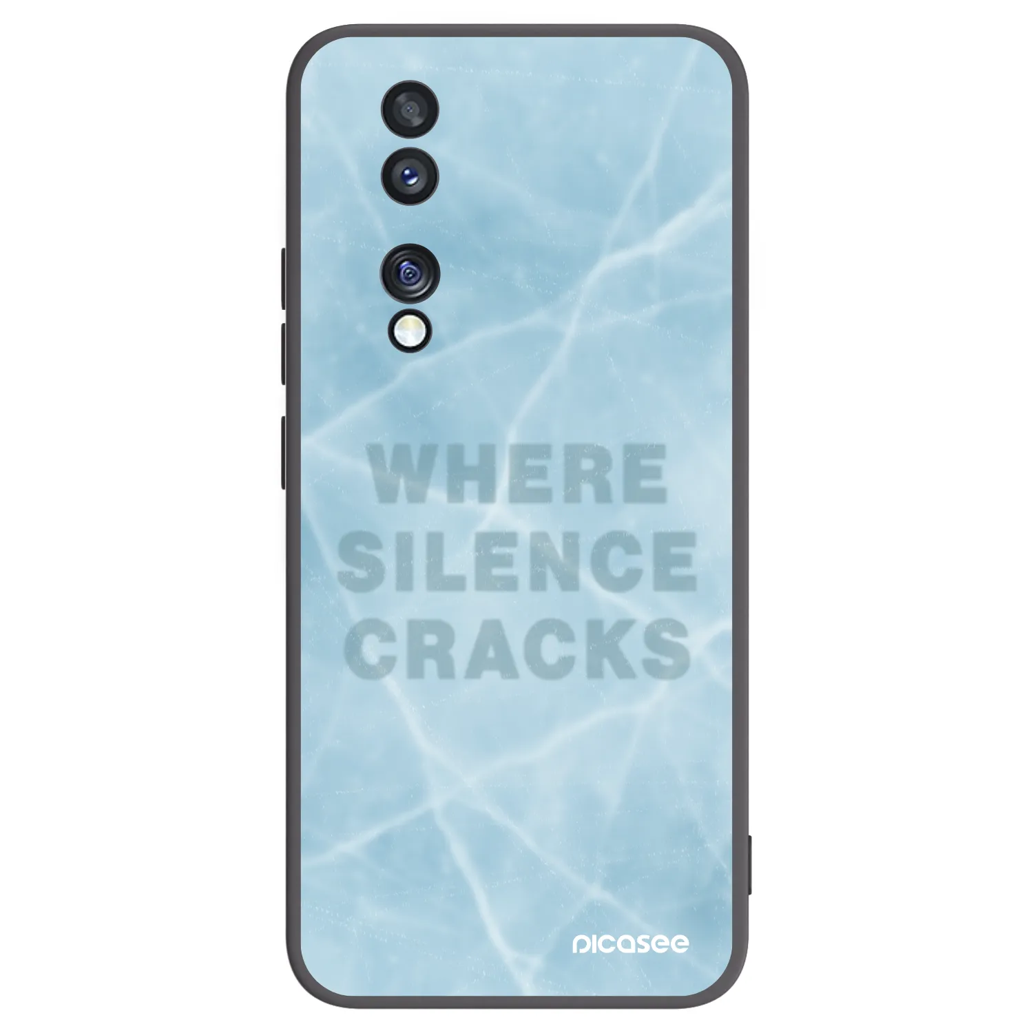 Picasee crna silikonska maskica za Honor 70 - SILENCE