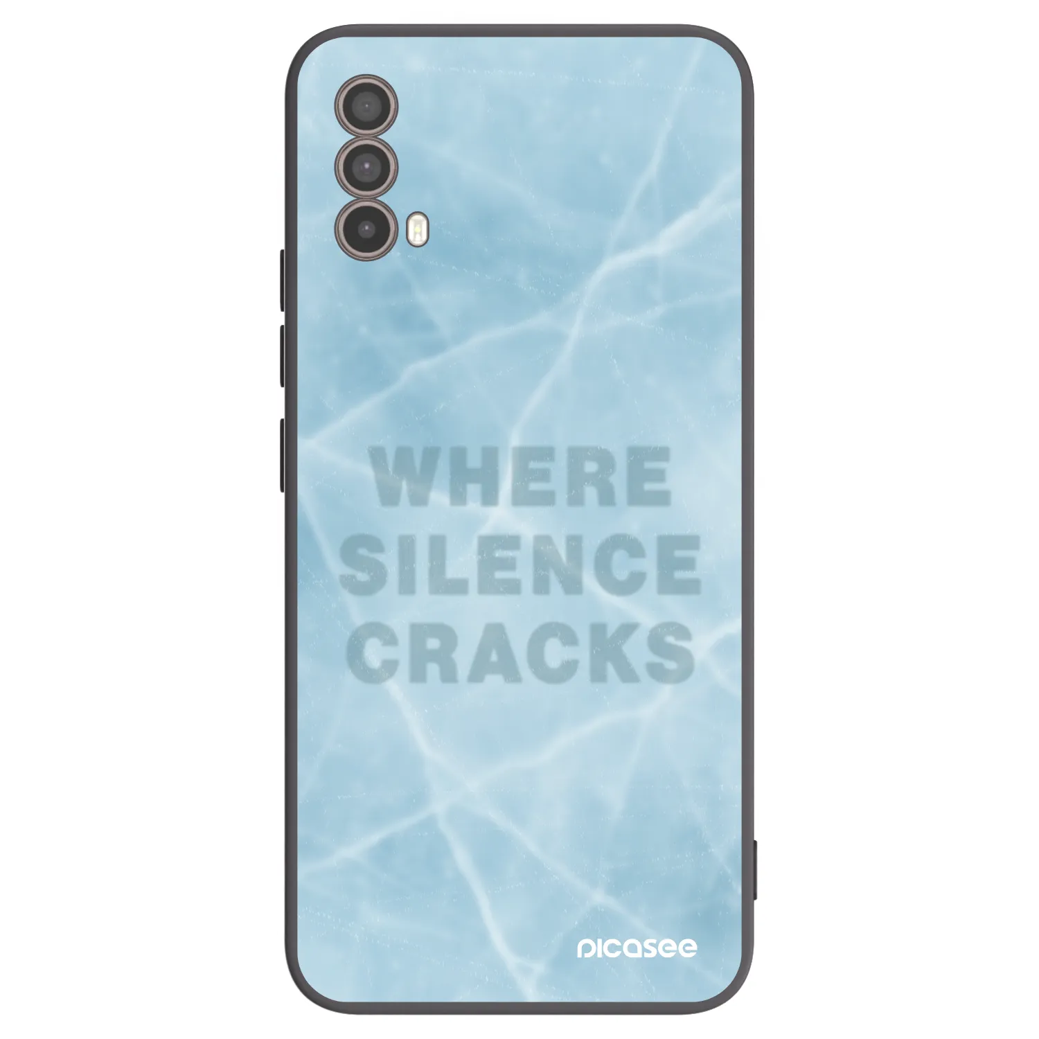 Picasee crna silikonska maskica za Motorola Moto E40 - SILENCE