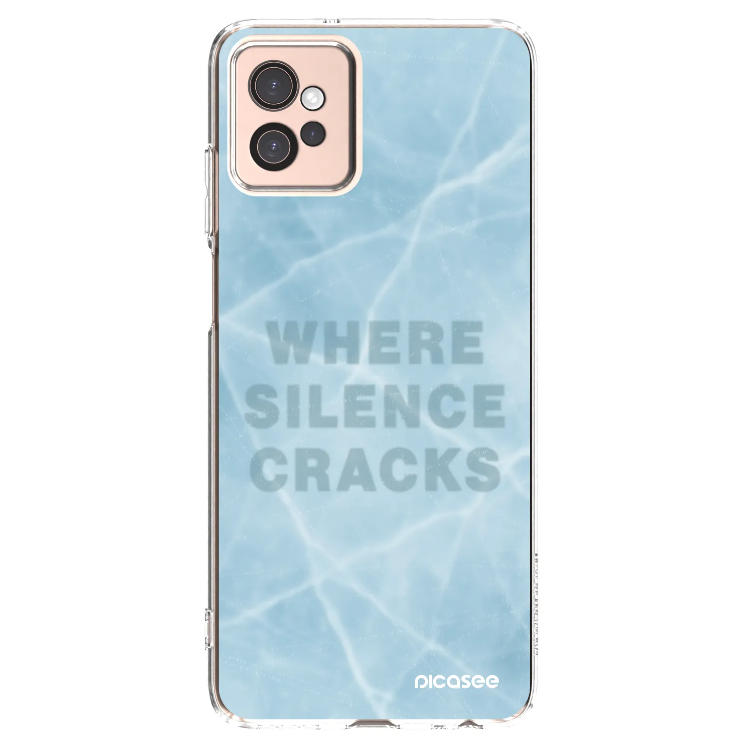 Picasee silikonska prozirna maskica za Motorola Moto G32 - SILENCE