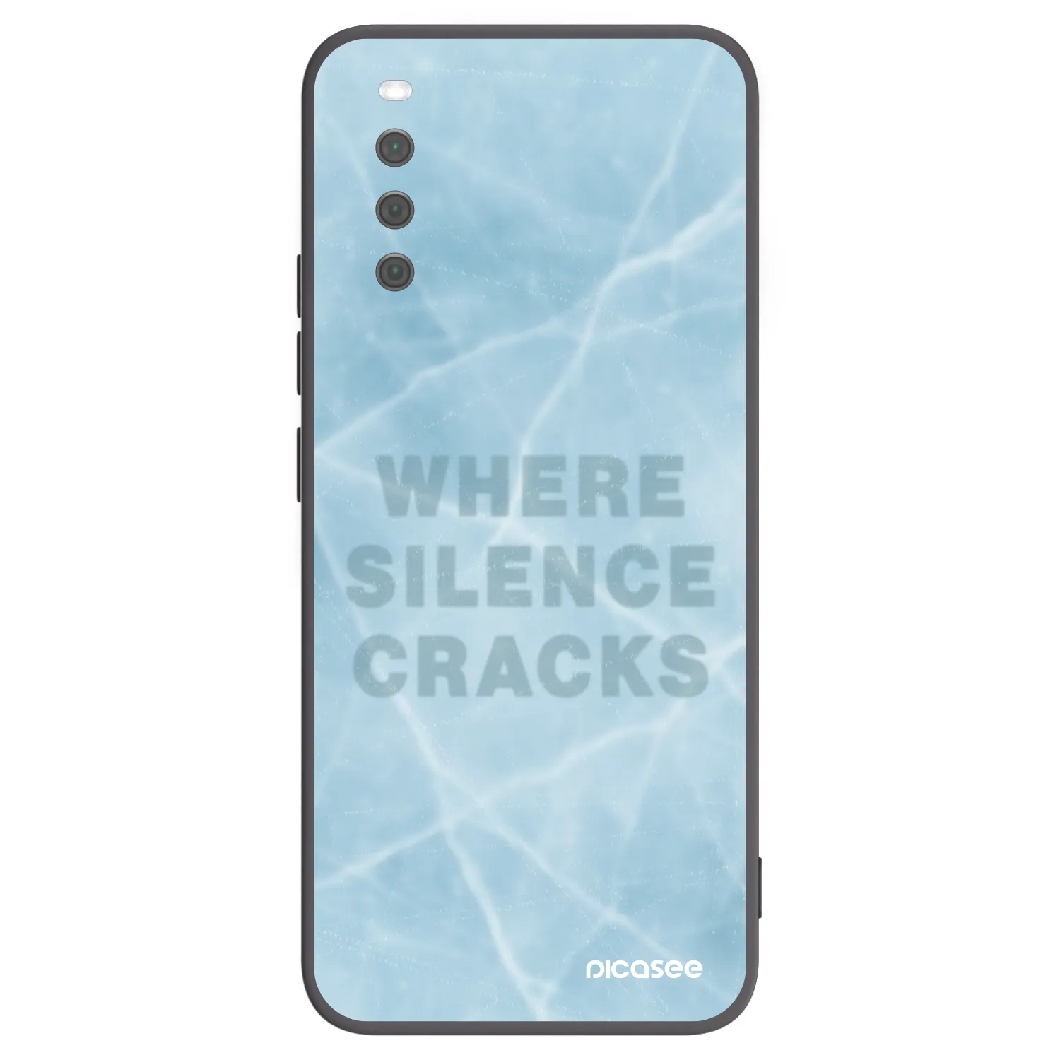 Picasee crna silikonska maskica za Sony Xperia 10 III - SILENCE