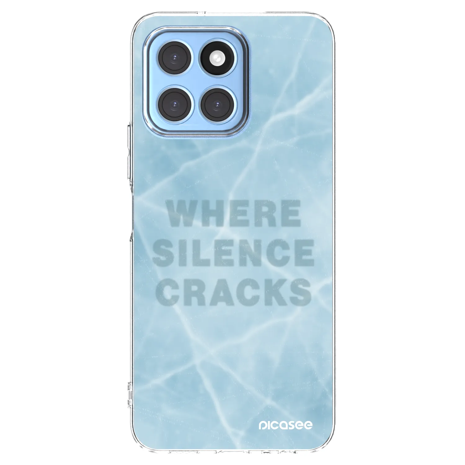 Picasee silikonska prozirna maskica za Honor X6 - SILENCE
