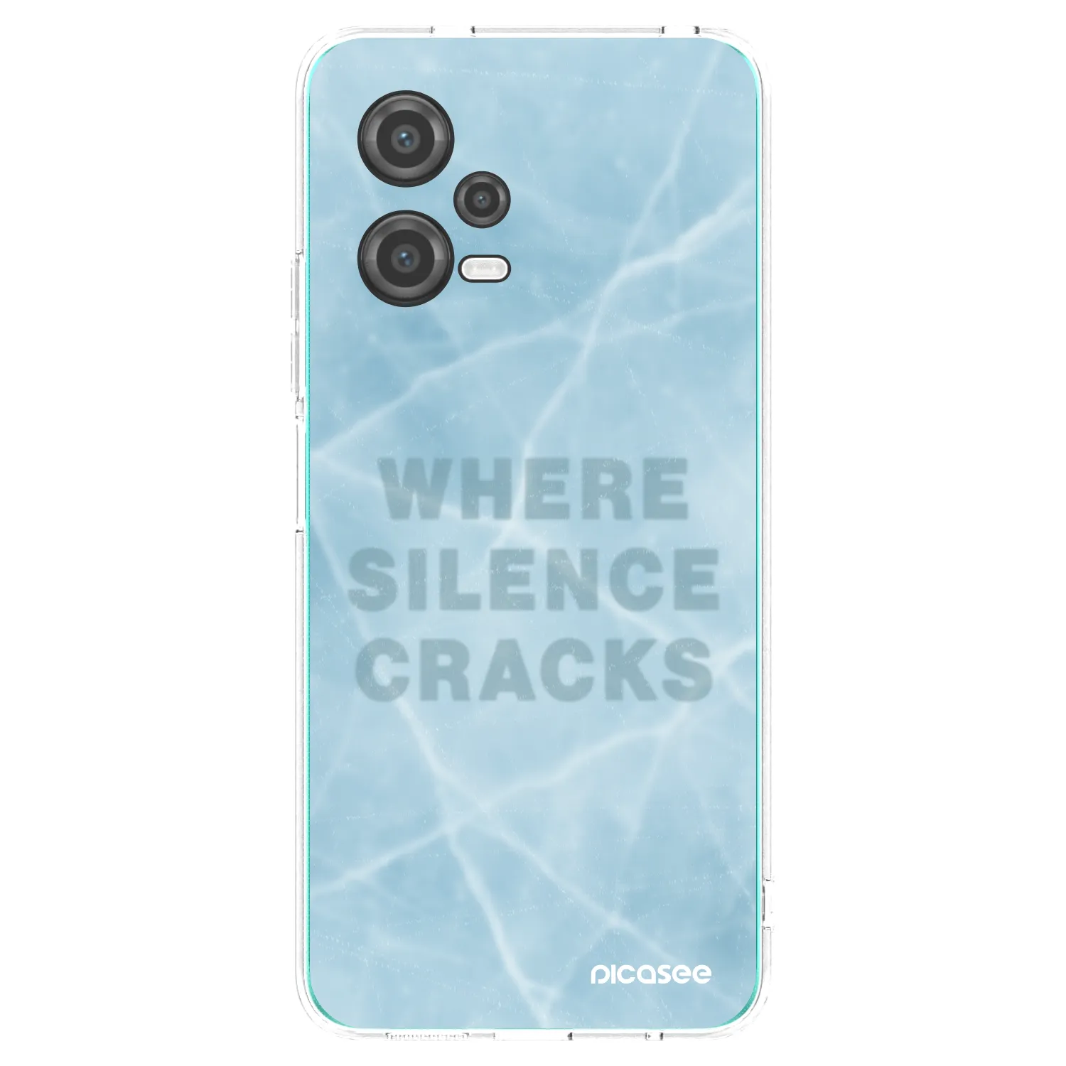 Picasee silikonska prozirna maskica za Xiaomi Poco X5 - SILENCE
