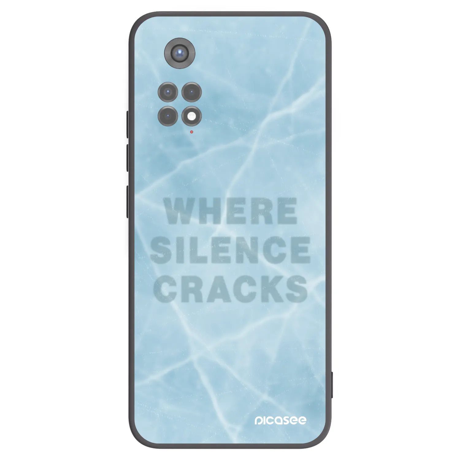 Picasee crna silikonska maskica za Xiaomi Redmi Note 11S 5G - SILENCE