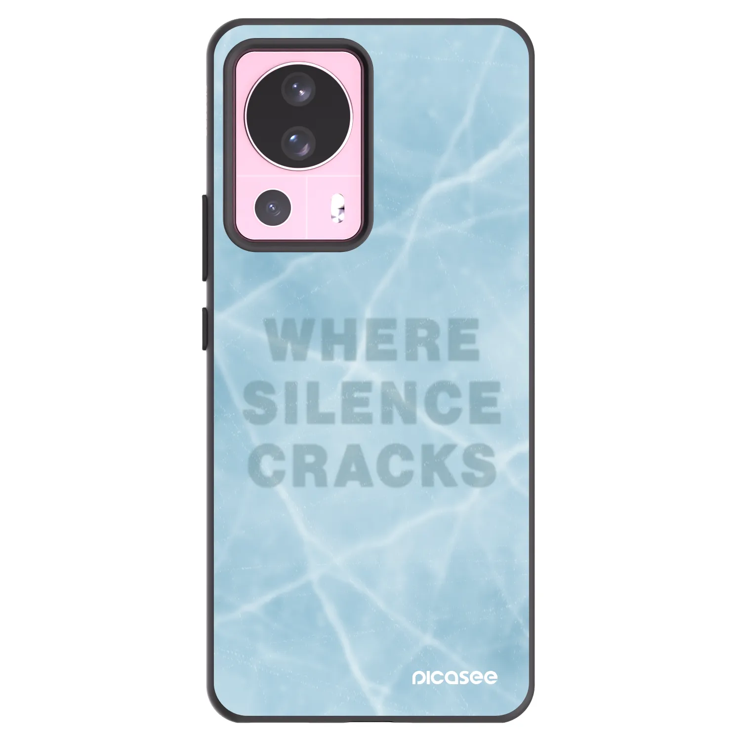 Picasee crna silikonska maskica za Xiaomi 13 Lite - SILENCE