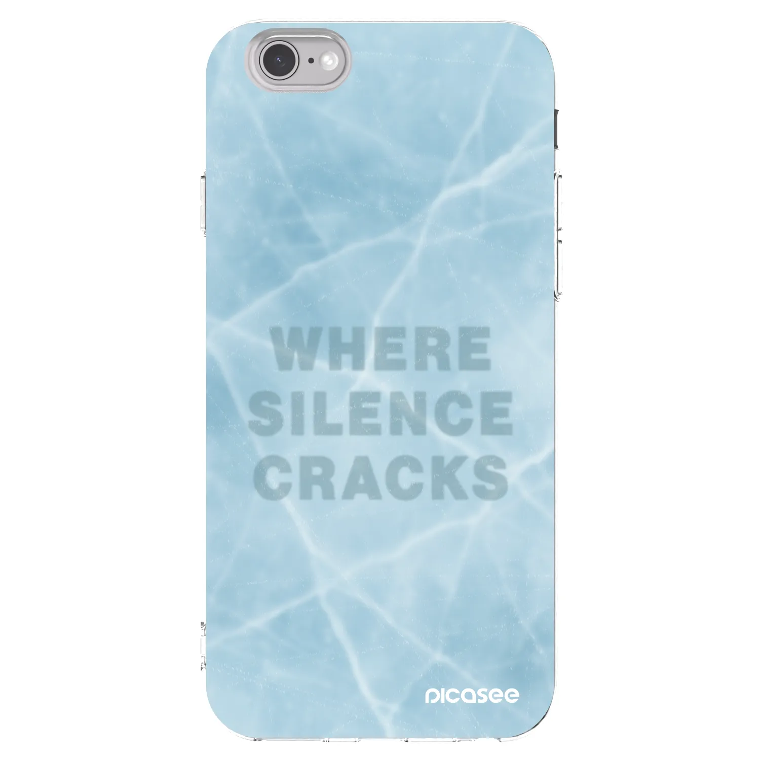 Picasee silikonska prozirna maskica za Apple iPhone 6/6S - SILENCE
