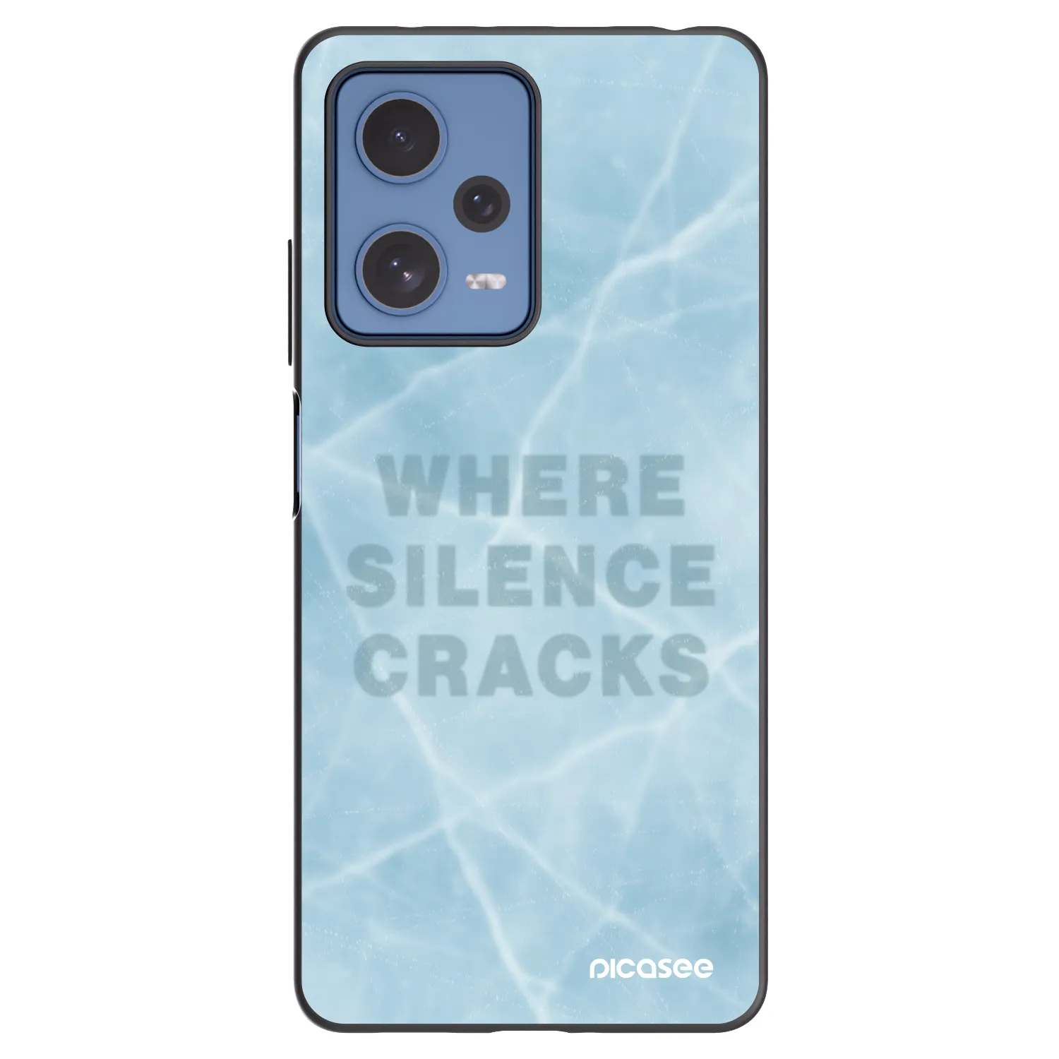 Picasee crna silikonska maskica za Xiaomi Redmi Note 12 Pro 5G - SILENCE