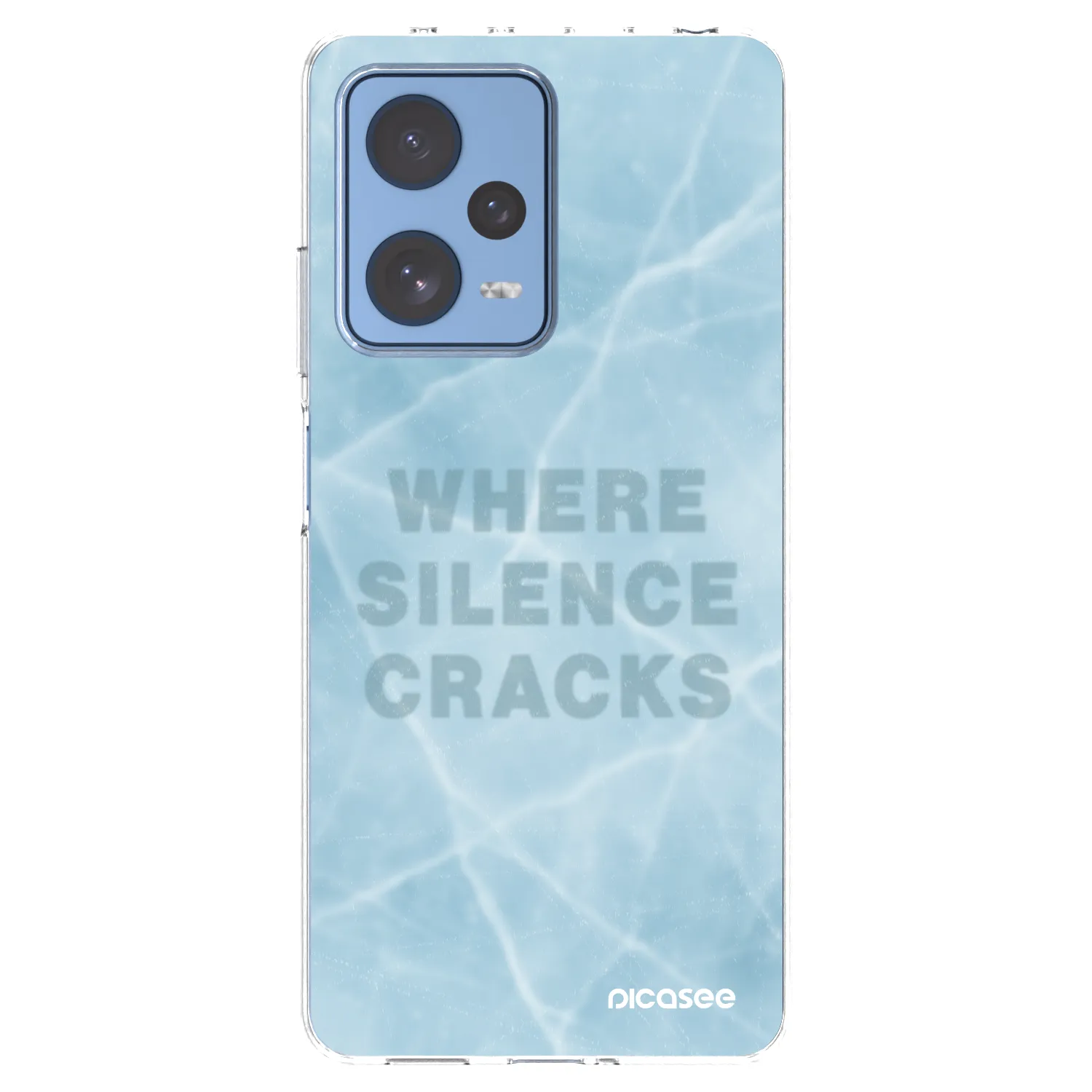 Picasee silikonska prozirna maskica za Xiaomi Redmi Note 12 Pro 5G - SILENCE