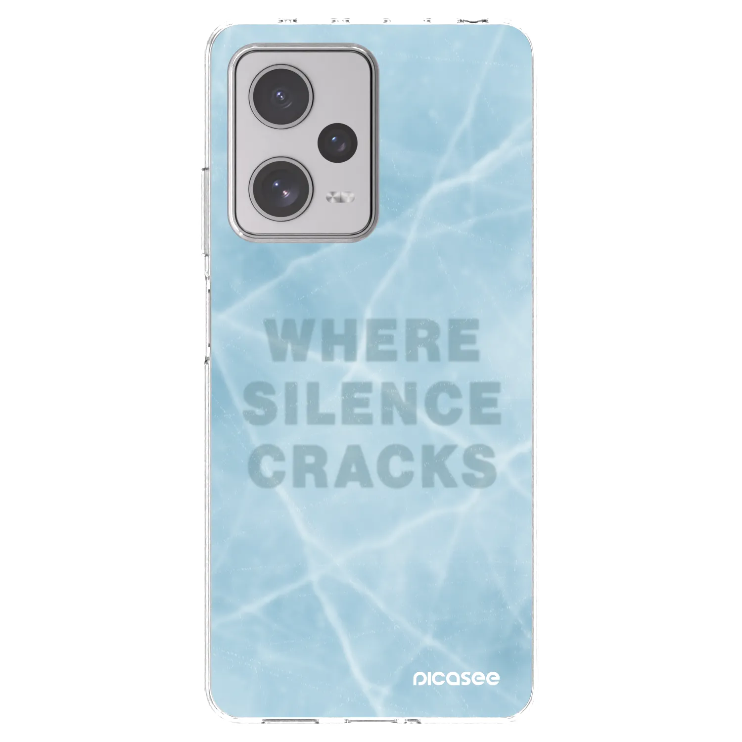 Picasee silikonska prozirna maskica za Xiaomi Redmi Note 12 Pro+ 5G - SILENCE