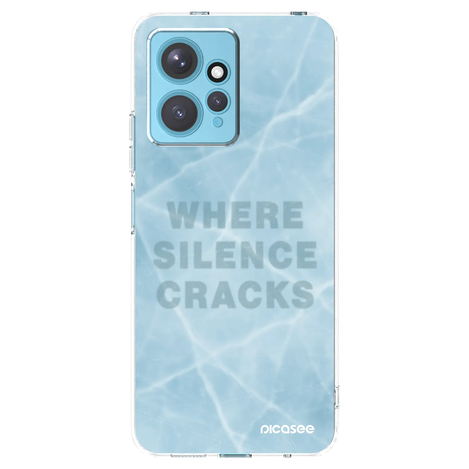 Picasee silikonska prozirna maskica za Xiaomi Redmi Note 12 4G - SILENCE