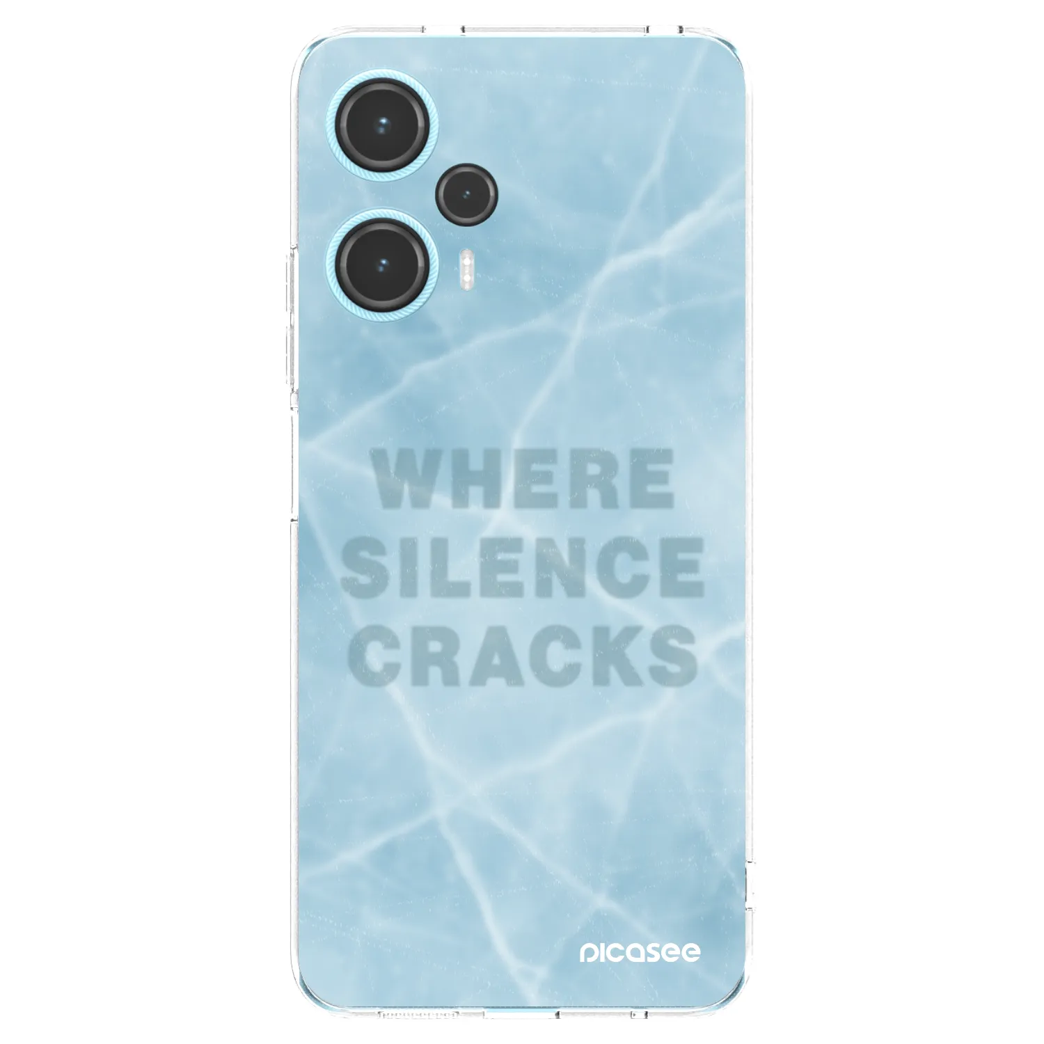 Picasee silikonska prozirna maskica za Xiaomi Poco F5 - SILENCE