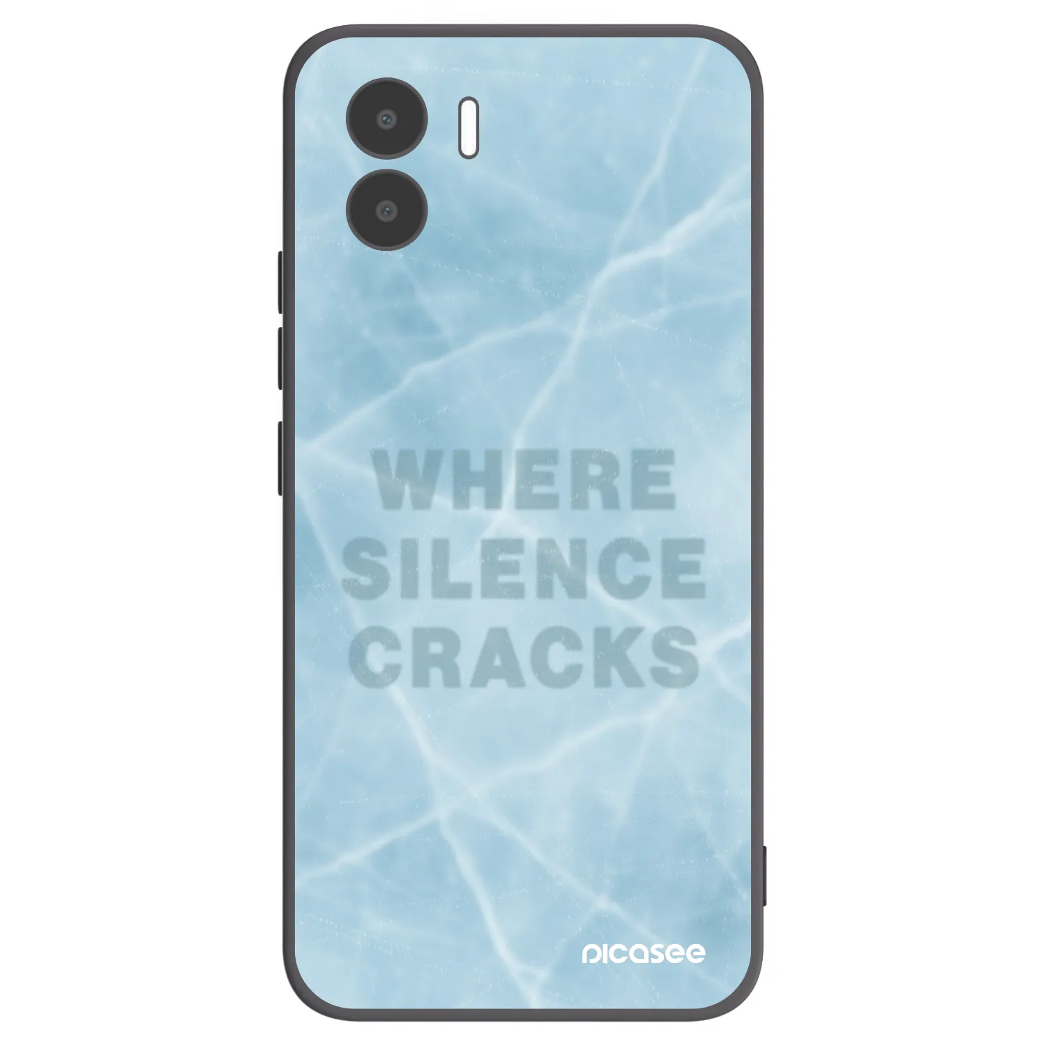 Picasee crna silikonska maskica za Xiaomi Redmi A2 - SILENCE