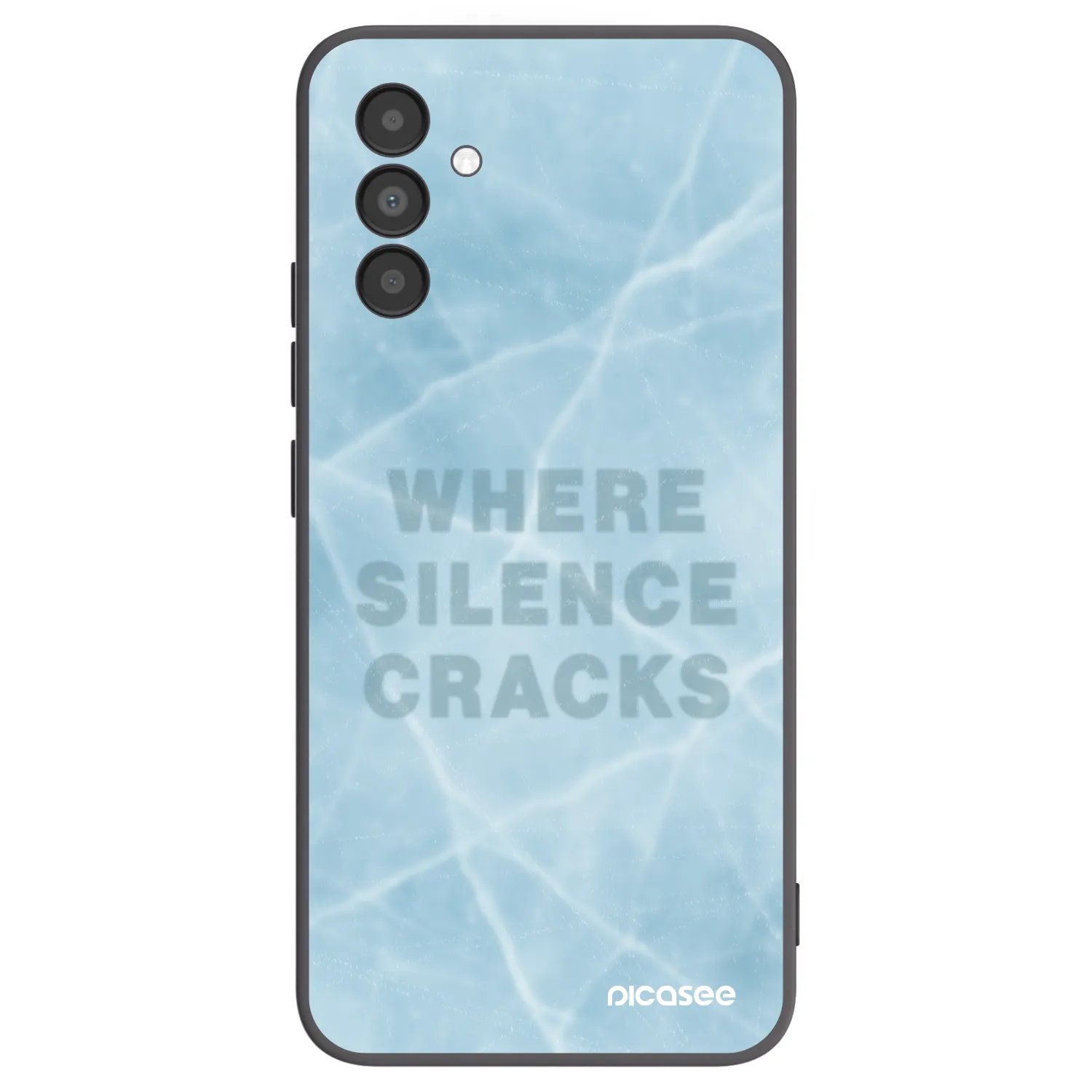 Picasee crna silikonska maskica za Samsung Galaxy A04s A047F - SILENCE
