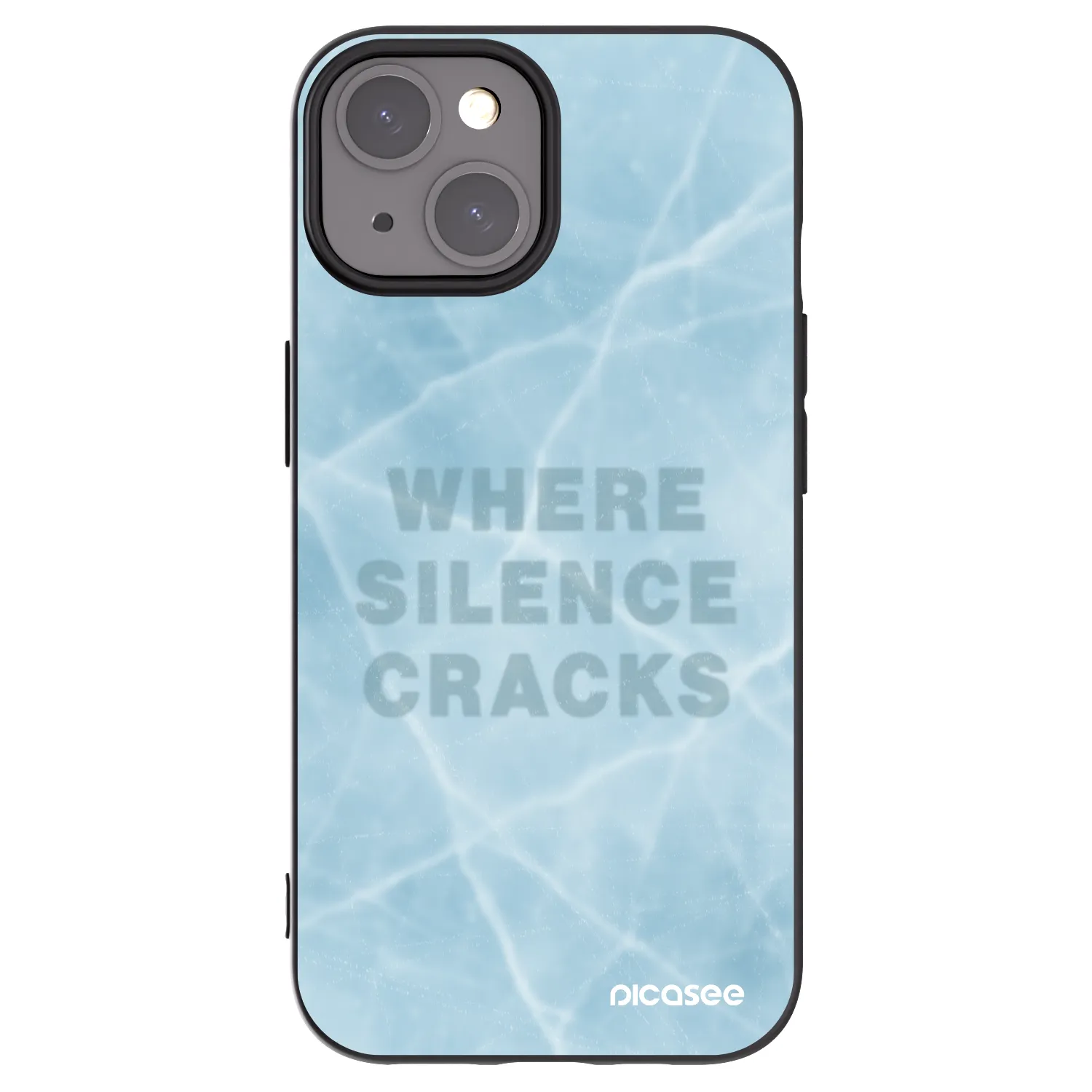 Picasee crna silikonska maskica za Apple iPhone 15 - SILENCE