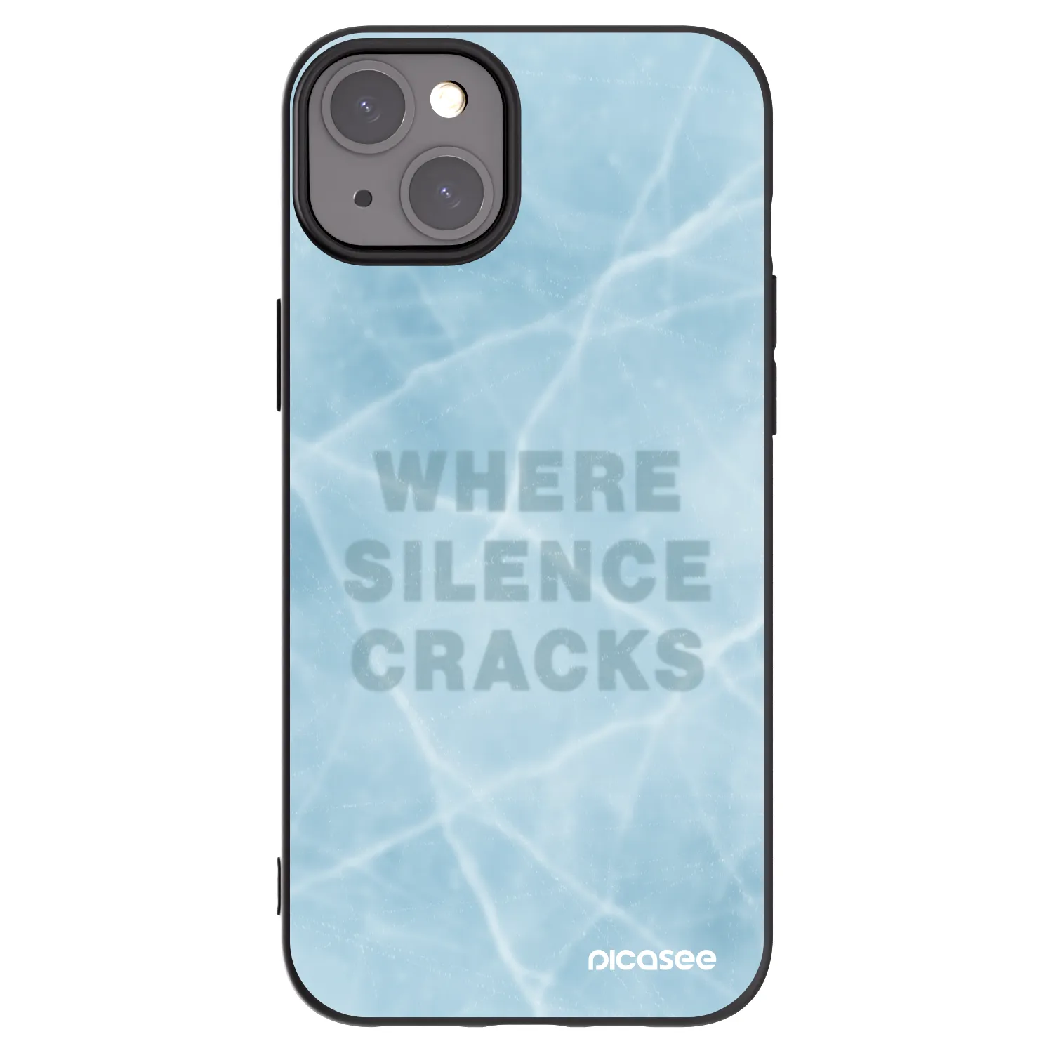 Picasee crna silikonska maskica za Apple iPhone 15 Plus - SILENCE
