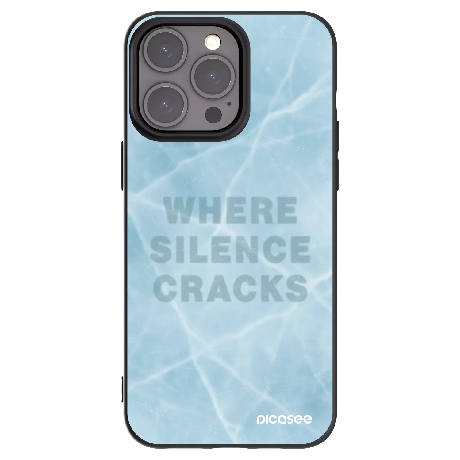 Picasee crna silikonska maskica za Apple iPhone 15 Pro Max - SILENCE