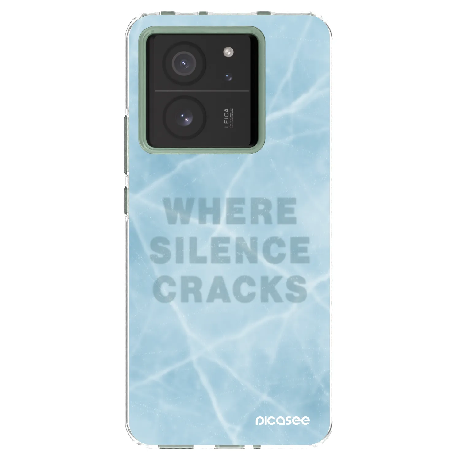 Picasee silikonska prozirna maskica za Xiaomi 13T Pro - SILENCE