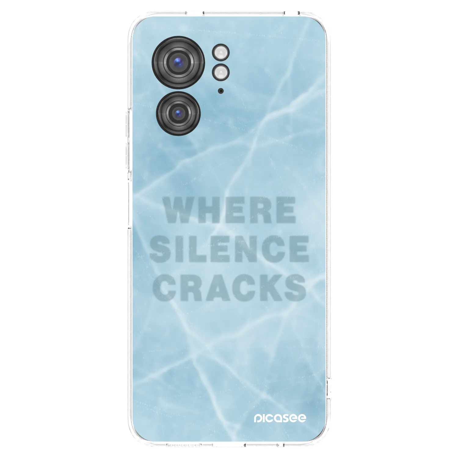 Picasee silikonska prozirna maskica za Motorola Edge 40 - SILENCE