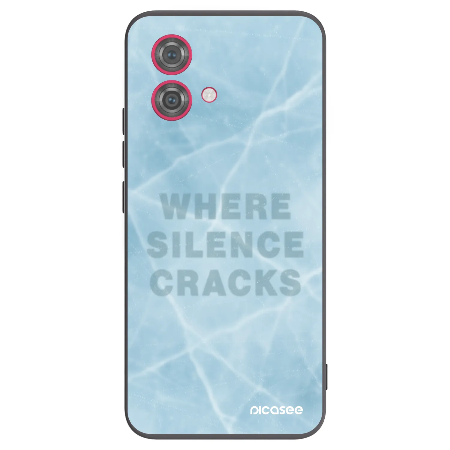 Picasee crna silikonska maskica za Motorola Moto G84 5G - SILENCE
