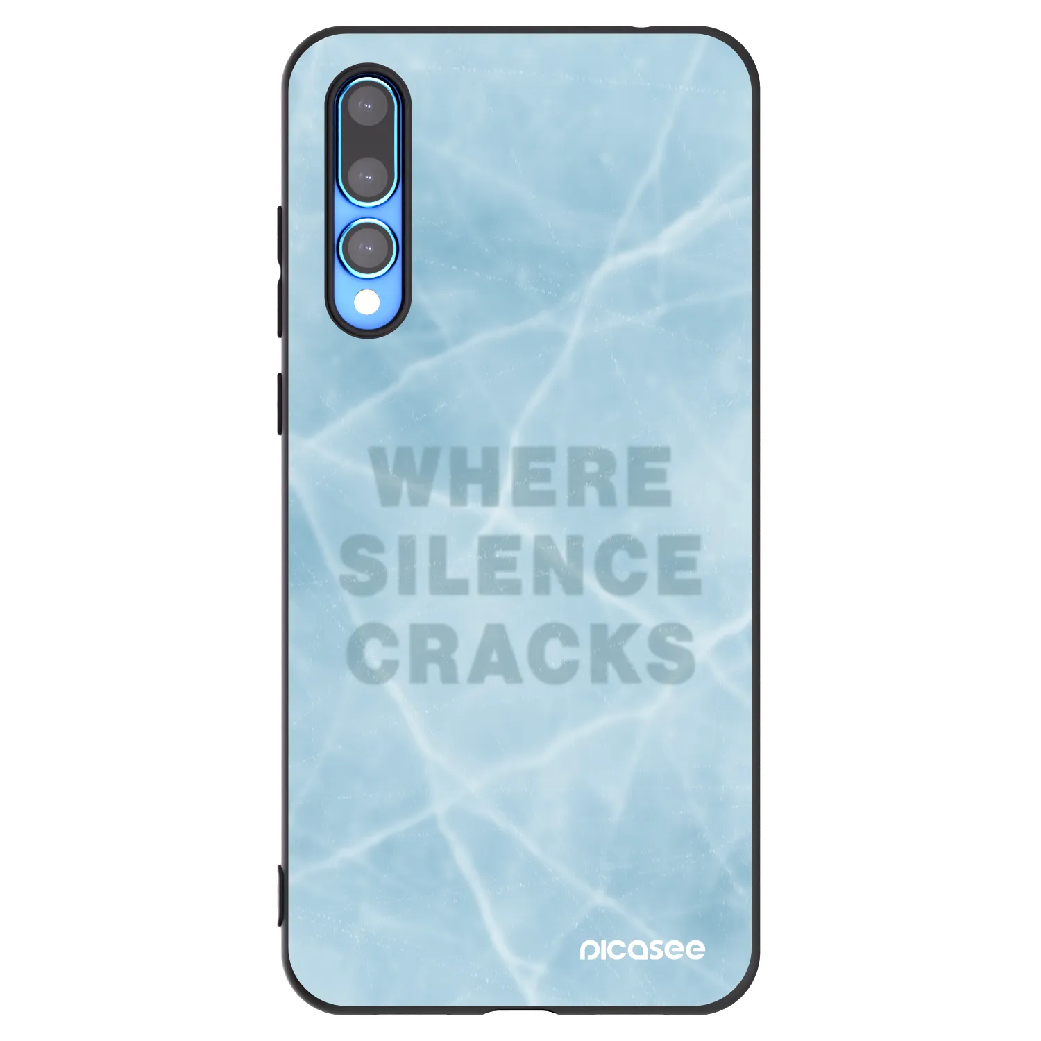 Picasee crna silikonska maskica za Huawei P20 Pro - SILENCE