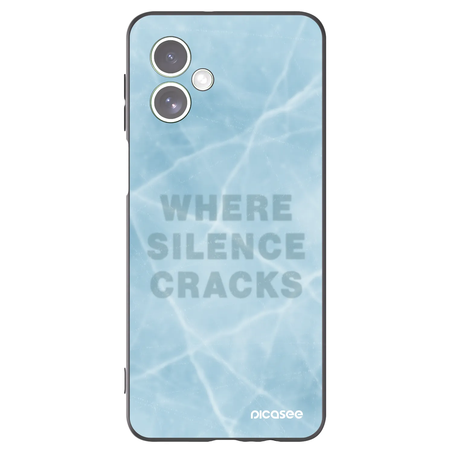 Picasee crna silikonska maskica za Motorola Moto G54 5G - SILENCE