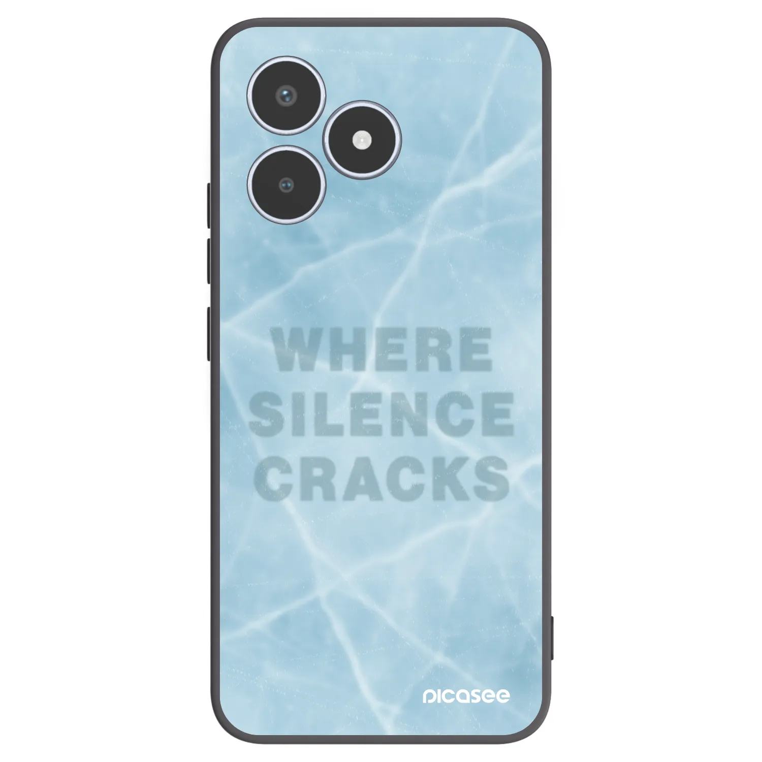 Picasee crna silikonska maskica za Realme C53 - SILENCE