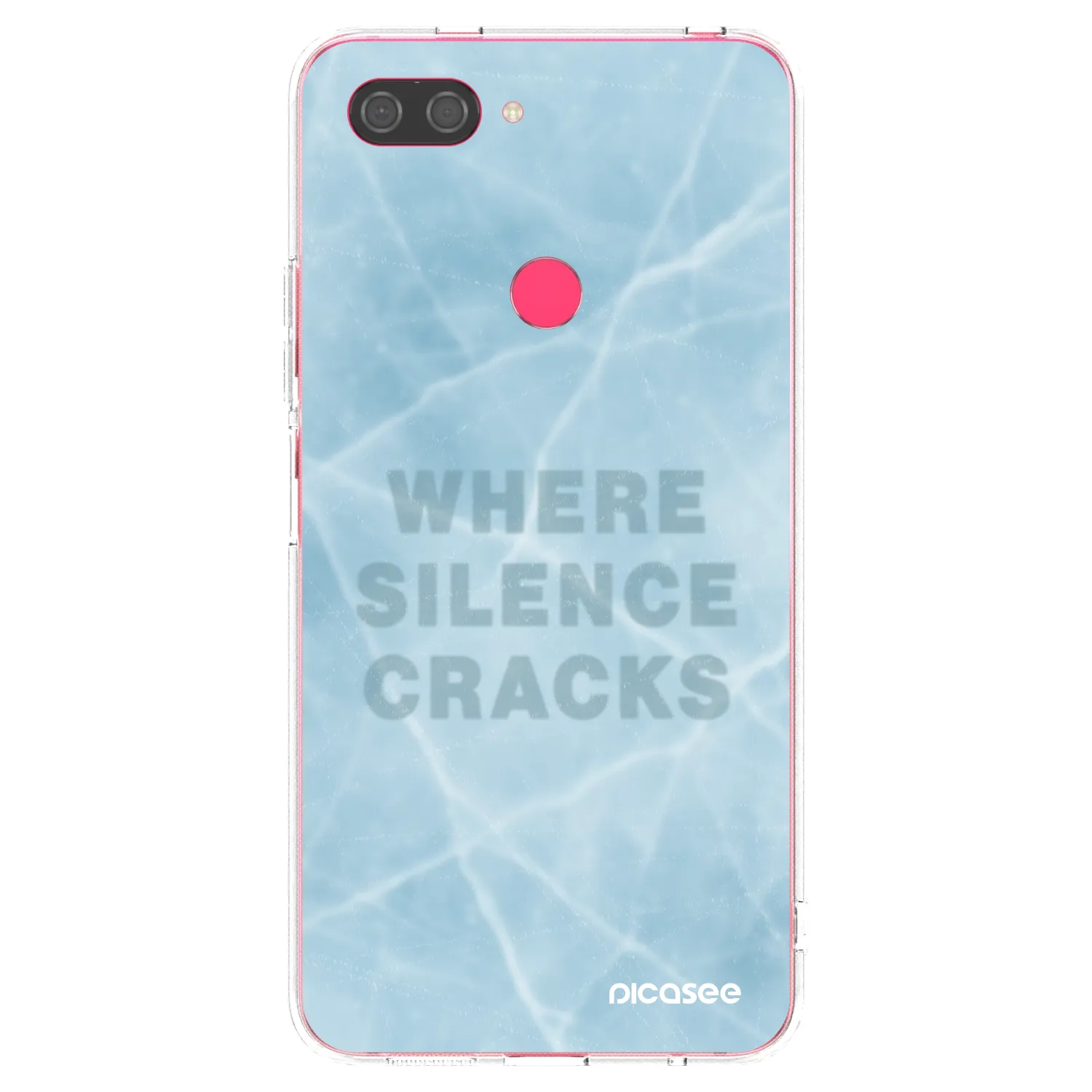 Picasee silikonska prozirna maskica za Xiaomi Mi 8 Lite - SILENCE