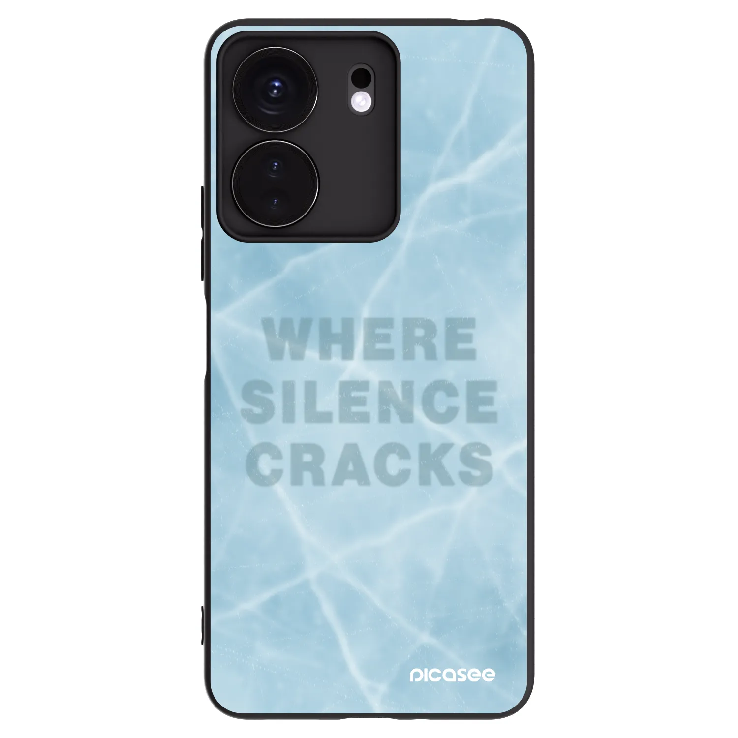 Picasee crna silikonska maskica za Xiaomi Redmi 13C 4G - SILENCE