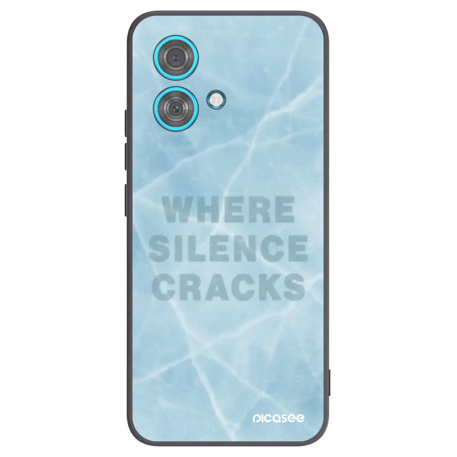 Picasee crna silikonska maskica za Motorola Edge 40 Neo - SILENCE