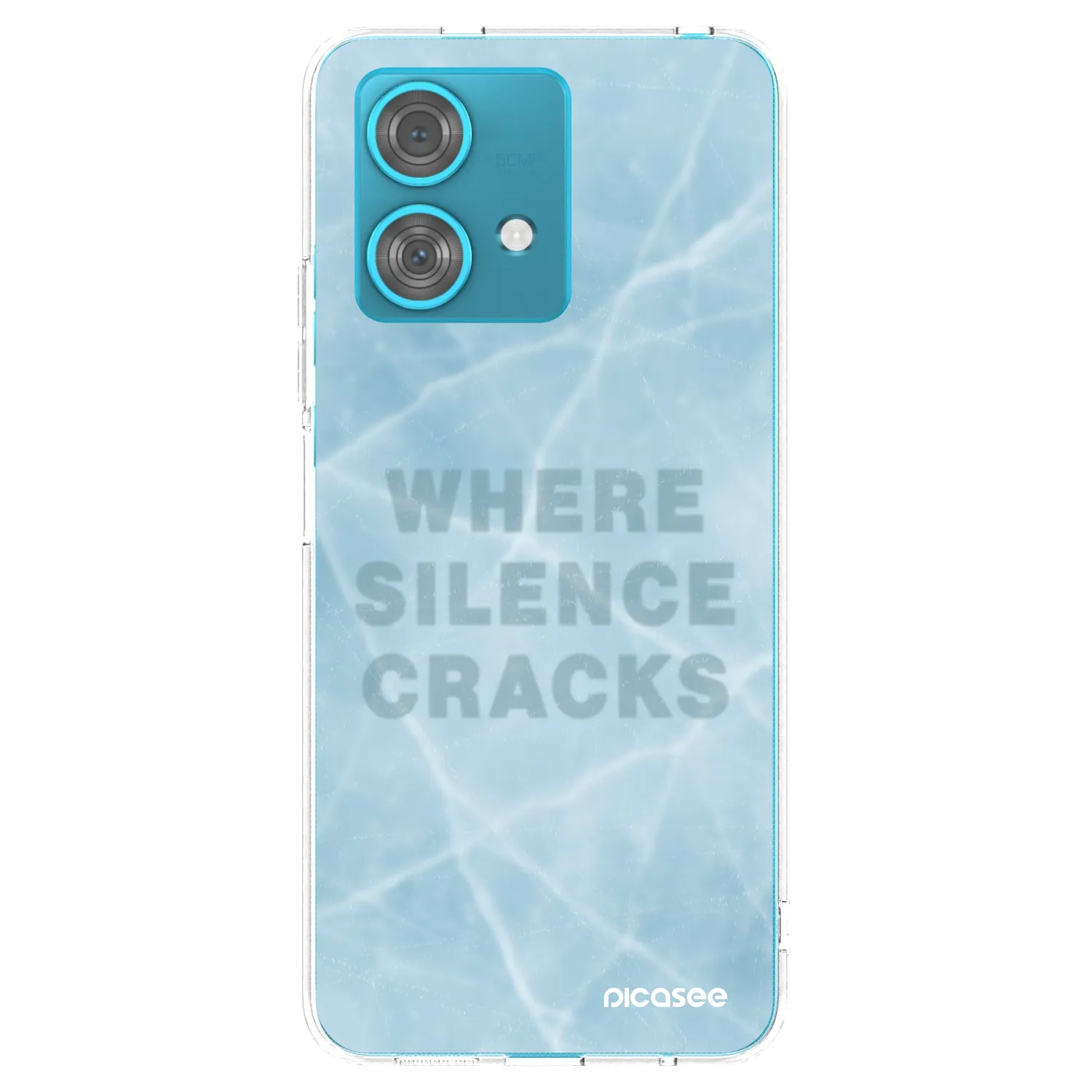 Picasee silikonska prozirna maskica za Motorola Edge 40 Neo - SILENCE