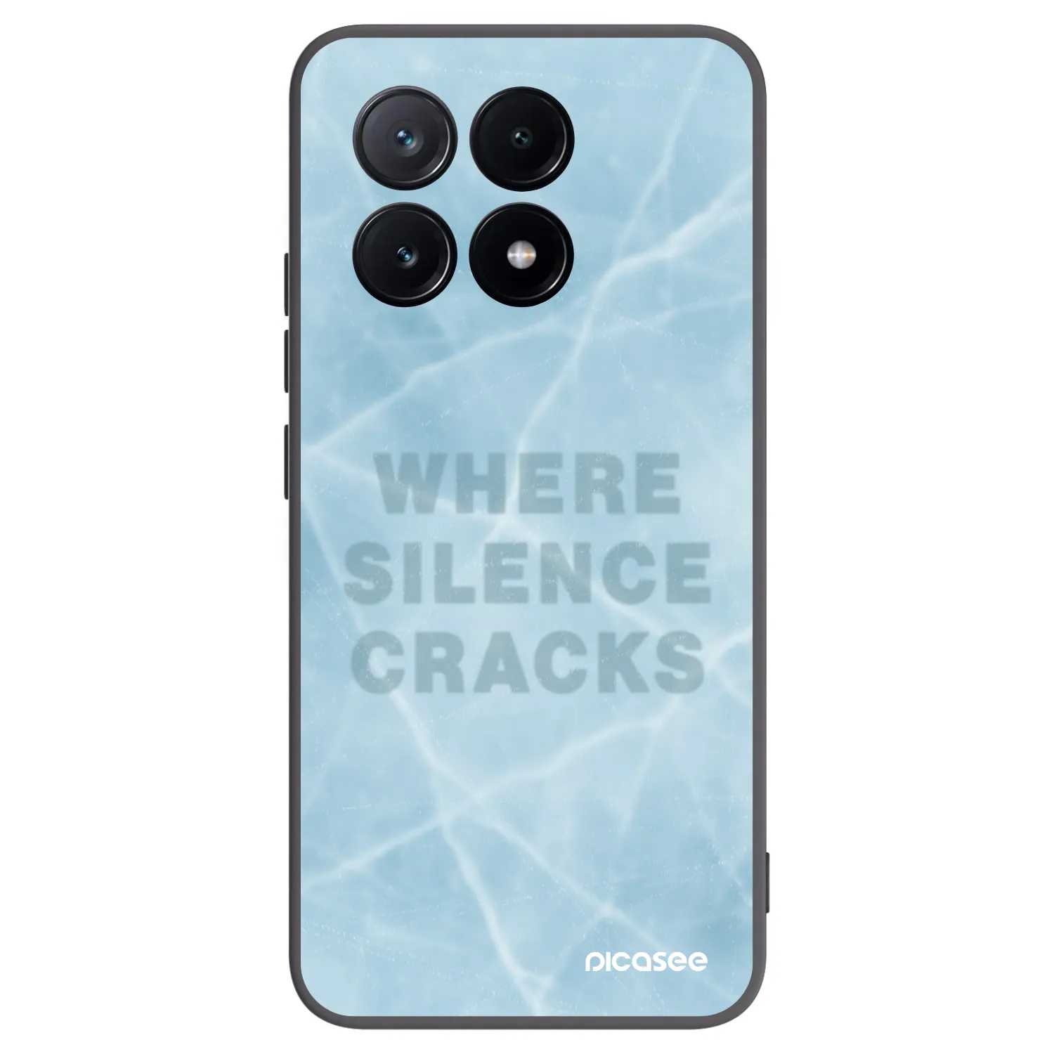 Picasee crna silikonska maskica za Xiaomi Poco X6 Pro - SILENCE
