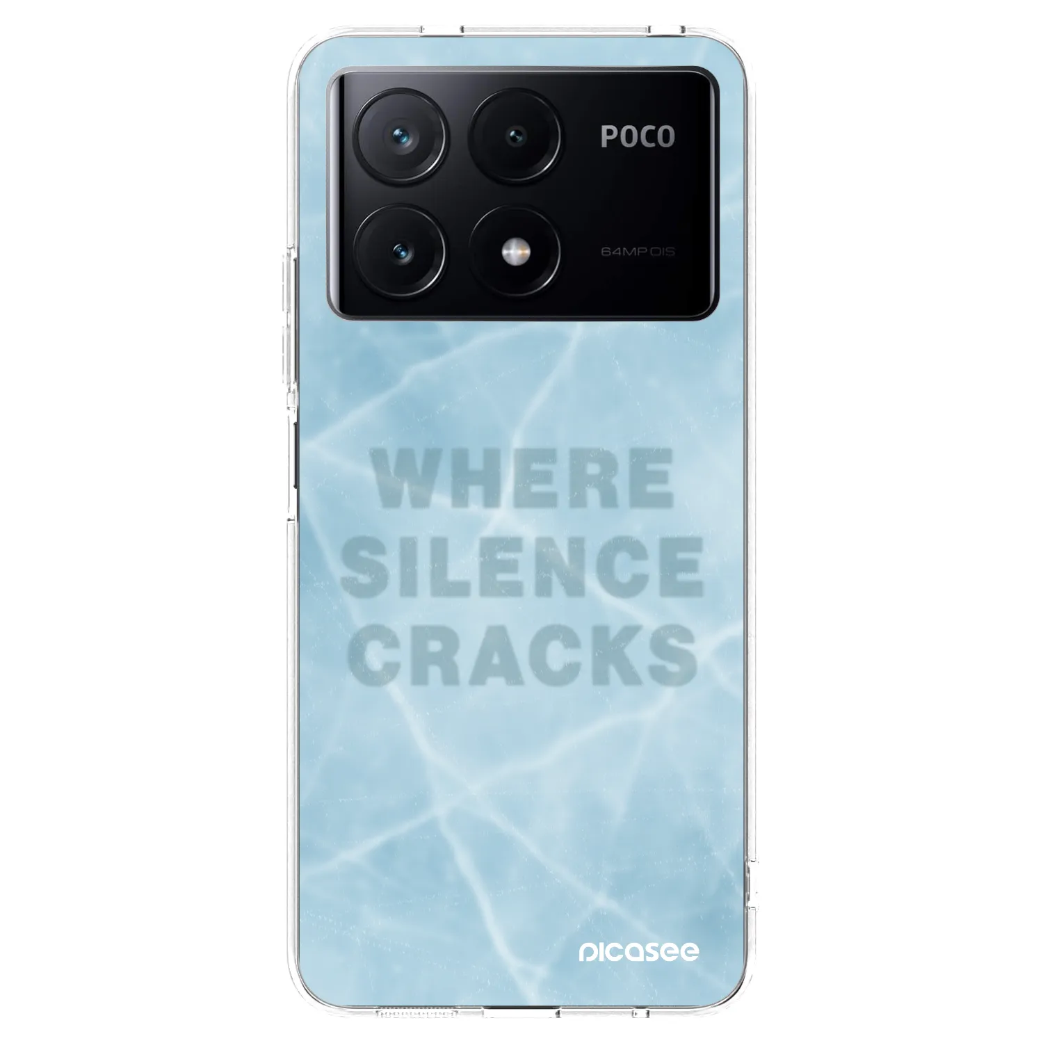 Picasee silikonska prozirna maskica za Xiaomi Poco X6 Pro - SILENCE