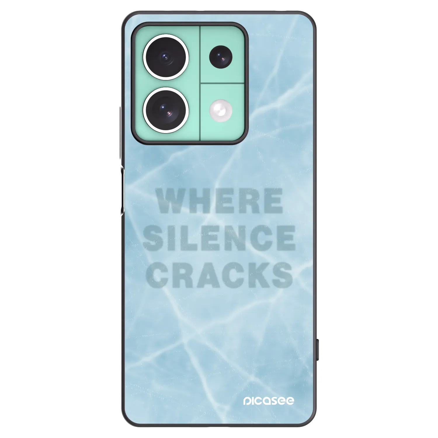 Picasee crna silikonska maskica za Xiaomi Redmi Note 13 5G - SILENCE