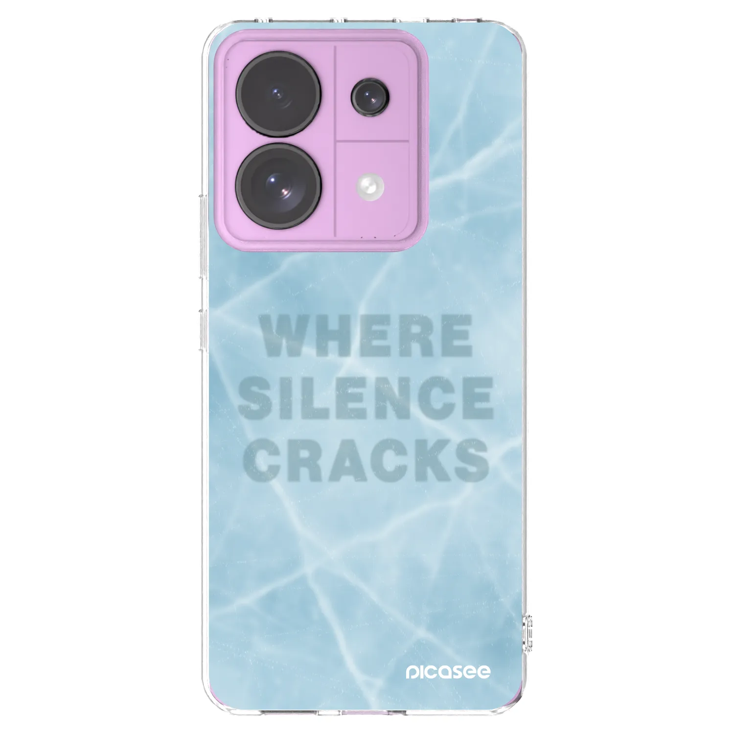 Picasee silikonska prozirna maskica za Xiaomi Redmi Note 13 Pro 5G - SILENCE