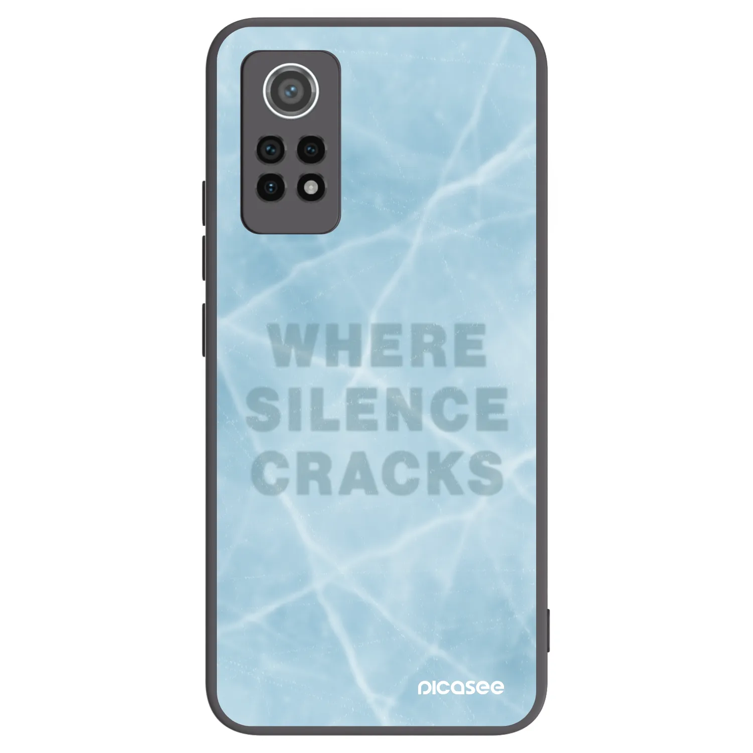 Picasee crna silikonska maskica za Xiaomi Redmi Note 12 Pro 4G - SILENCE