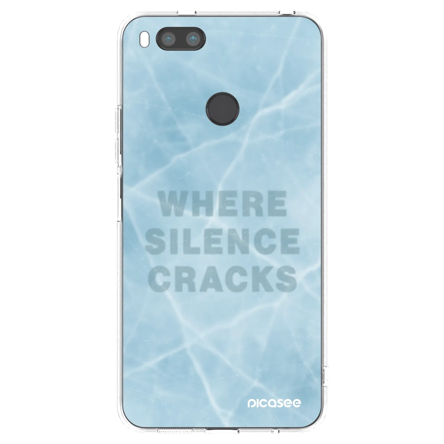 Picasee silikonska prozirna maskica za Xiaomi Mi A1 Global - SILENCE