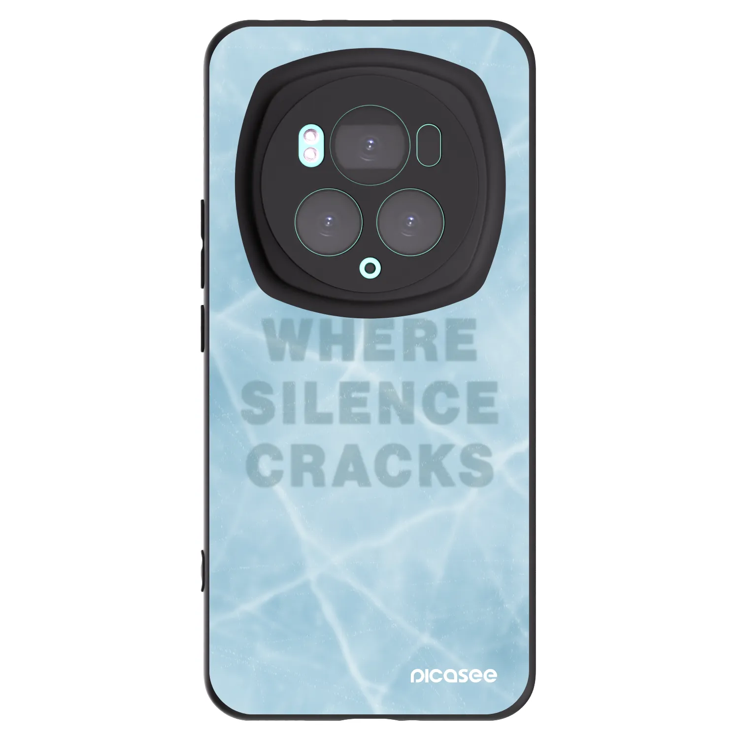 Picasee crna silikonska maskica za Honor Magic6 Pro - SILENCE