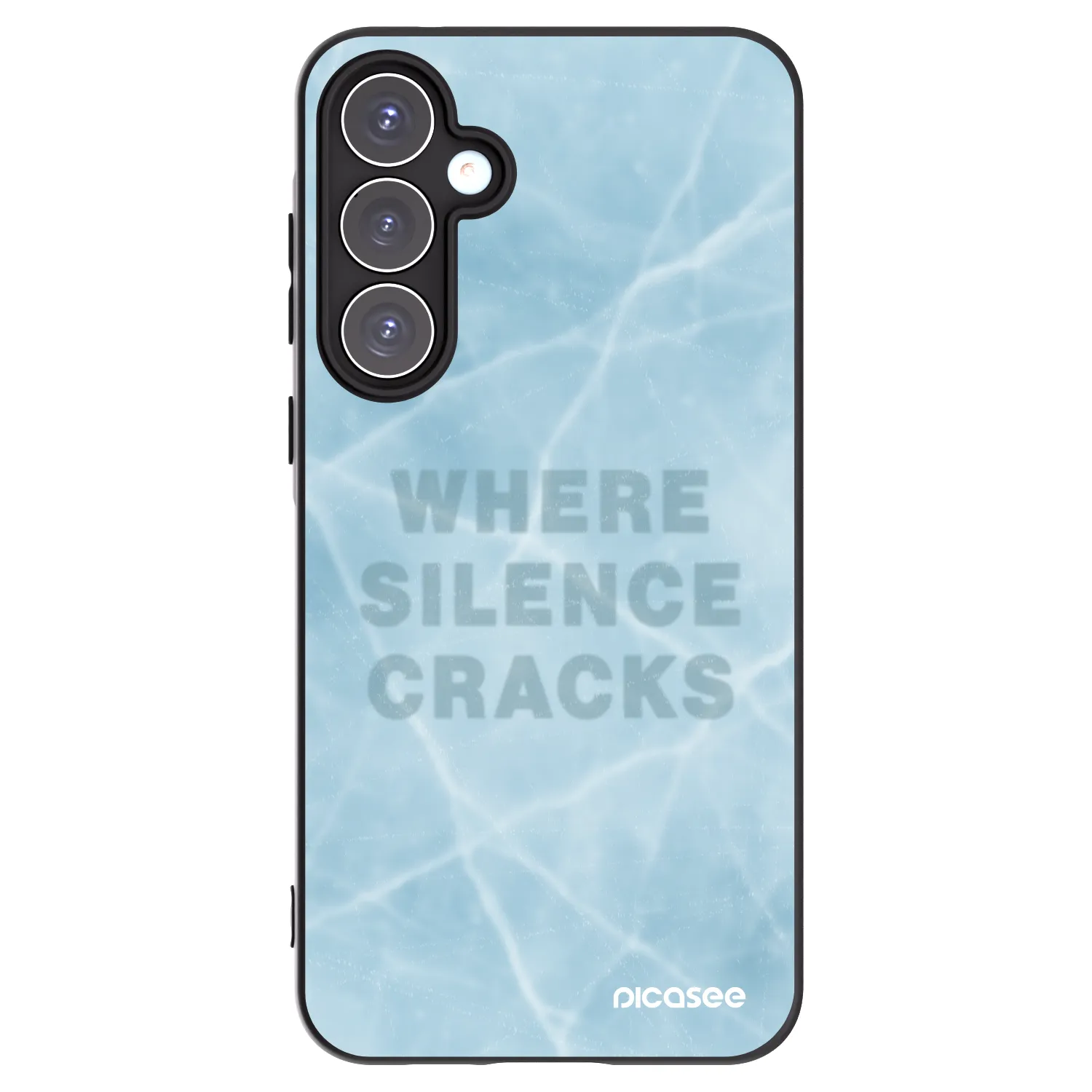 Picasee crna silikonska maskica za Samsung Galaxy A55 5G A556B - SILENCE