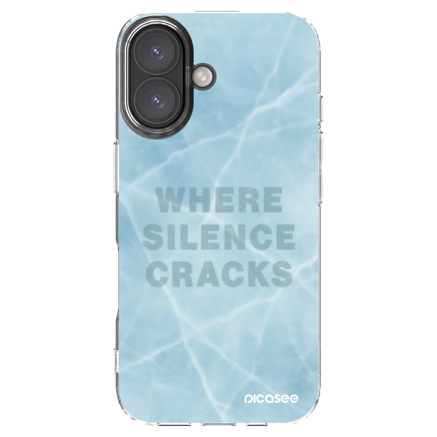 Picasee silikonska prozirna maskica za Apple iPhone 16 - SILENCE