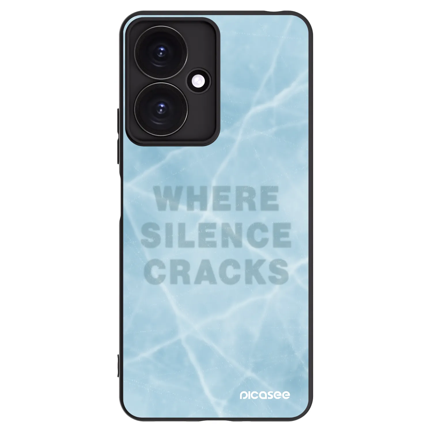 Picasee crna silikonska maskica za Xiaomi Redmi 13C 5G - SILENCE